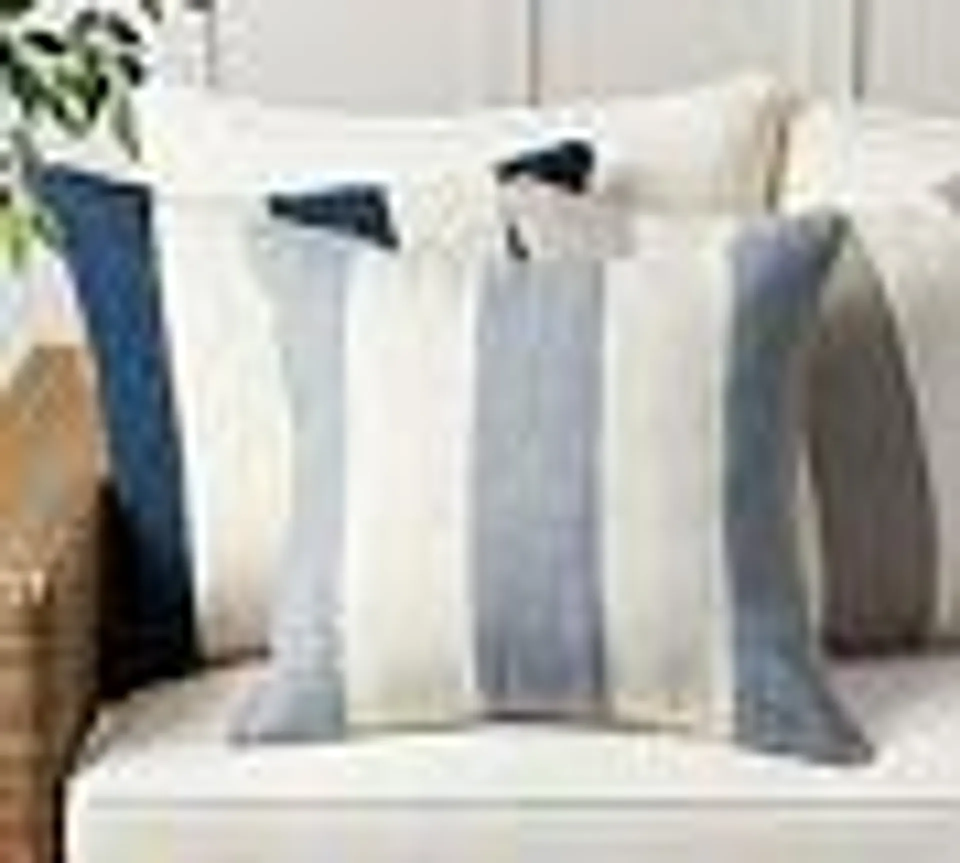 Classic Striped Handwoven Outdoor Pillow