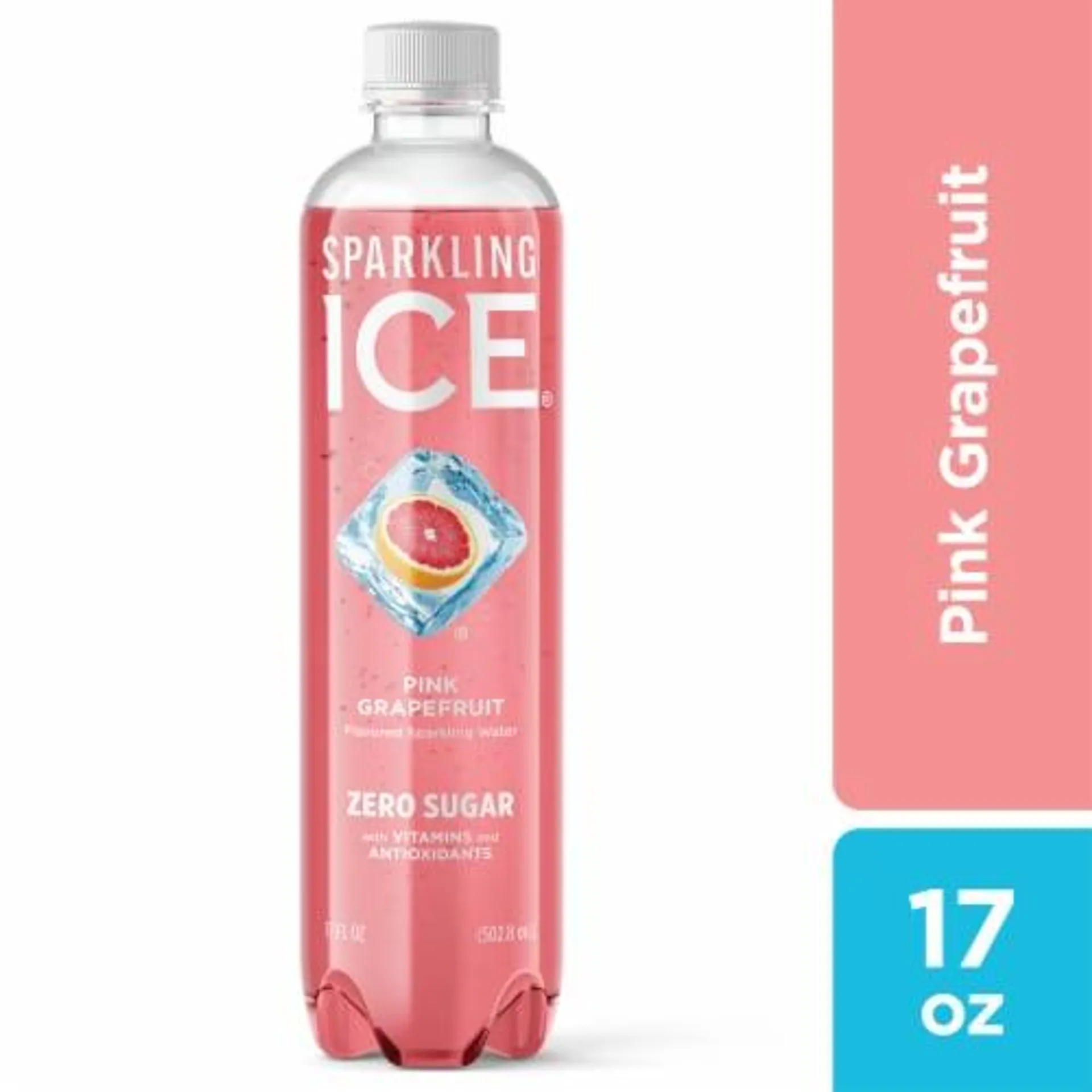 Sparkling Ice® Pink Grapefruit Flavored Sparkling Bottled Water