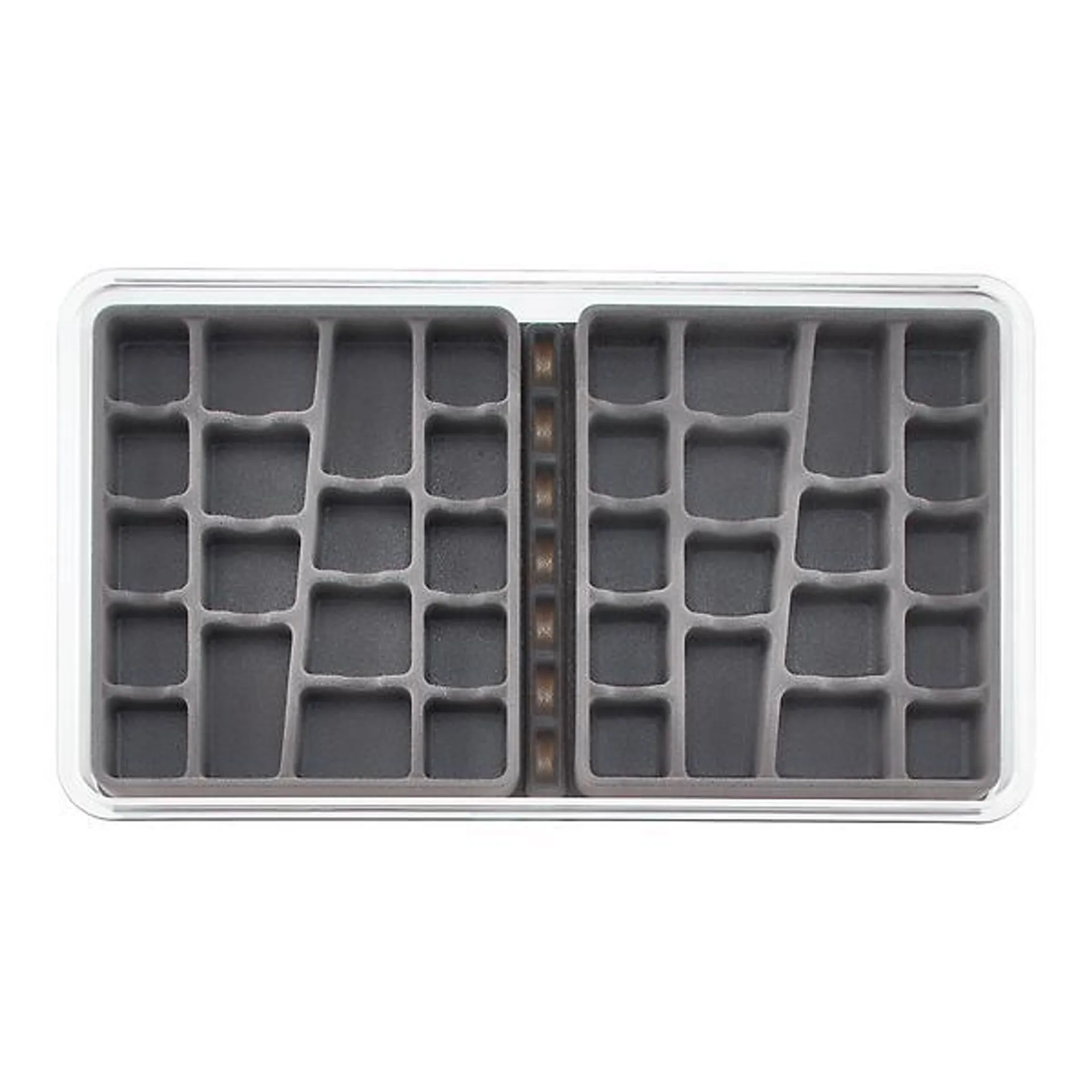 36 Section Stacking Grey Jewelry Tray