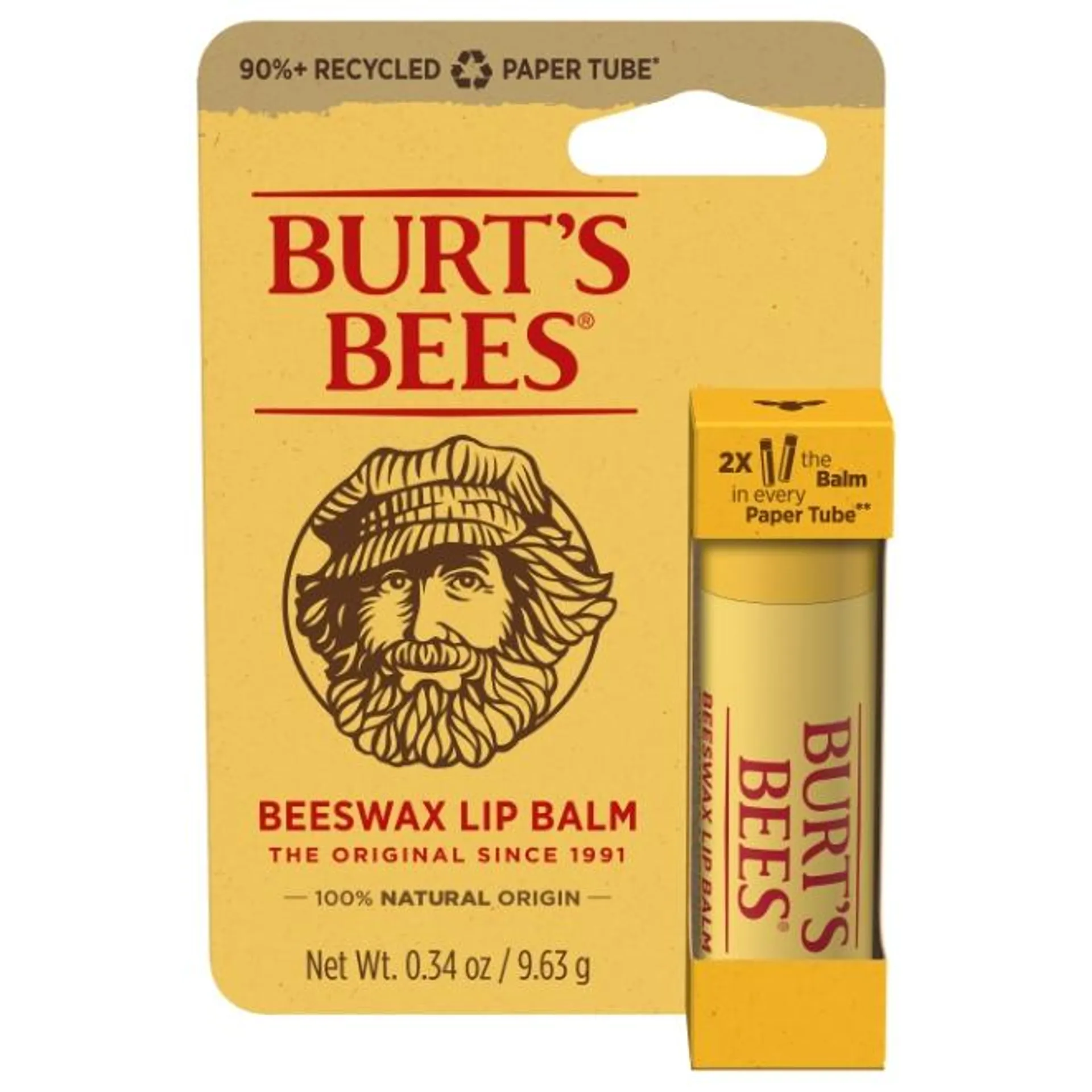 Beeswax Lip Balm Paper Tube