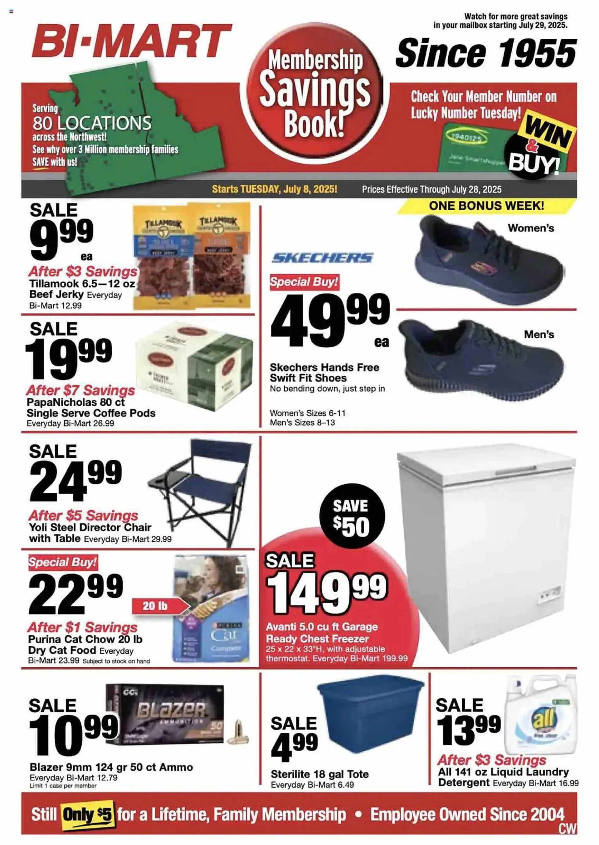 Weekly ad Bi-Mart Weekly Ad from July 8 to July 29 2025 - Page 1