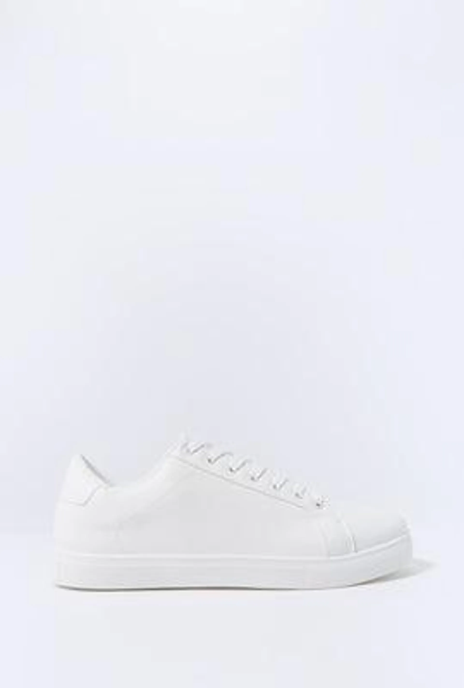 Faux Leather Low Top Sneaker