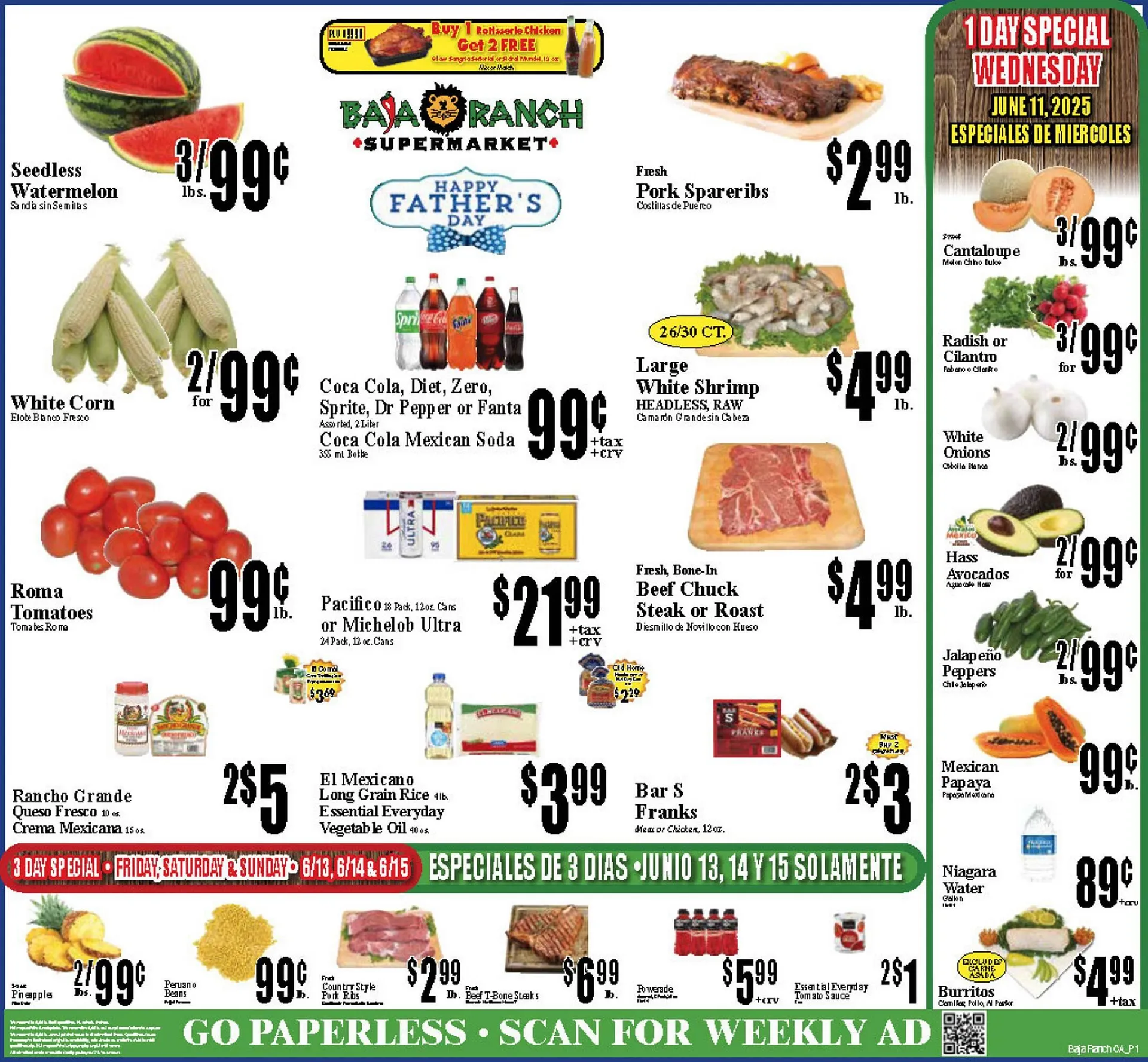 Weekly ad Baja Ranch Weekly Ad from June 11 to June 17 2025 - Page 1