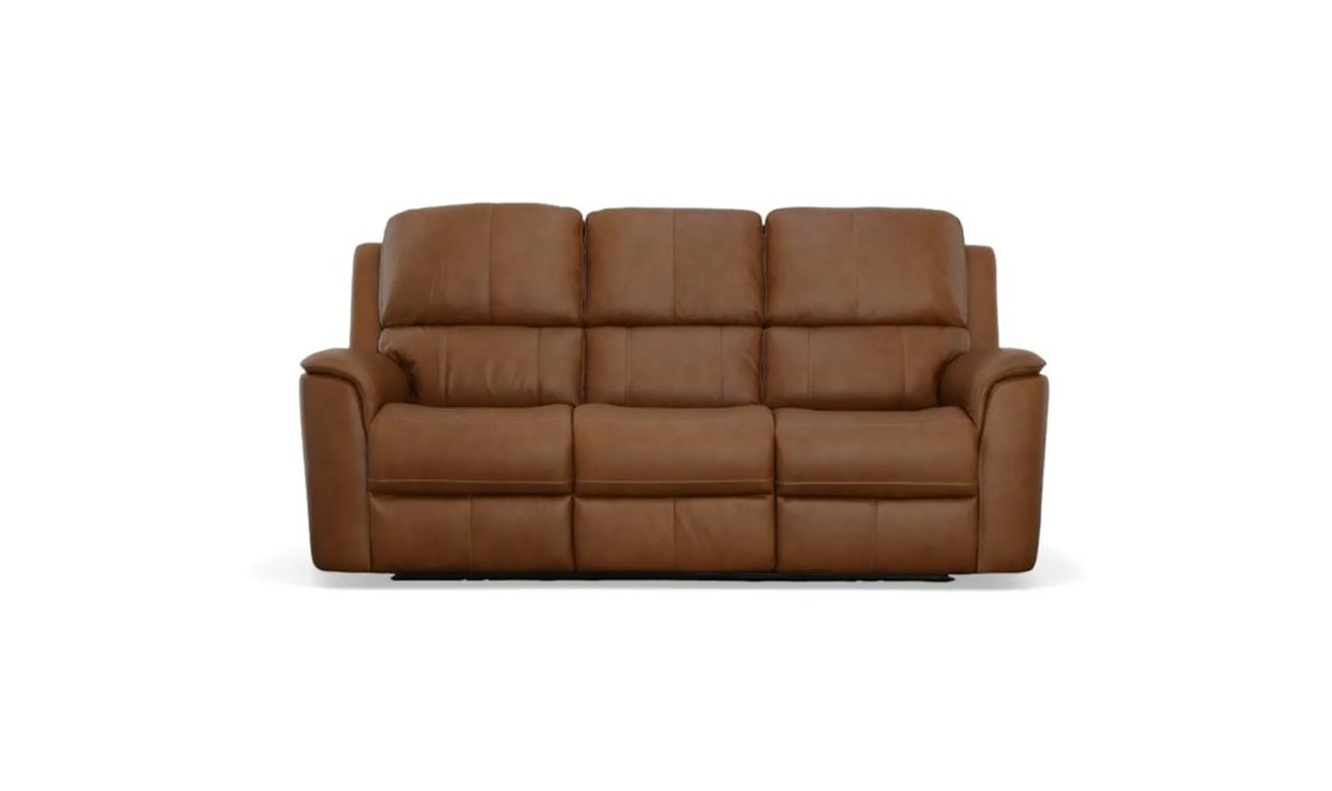 Flexsteel Henry 3 Seater Sofa With Power Recliner And Headrests