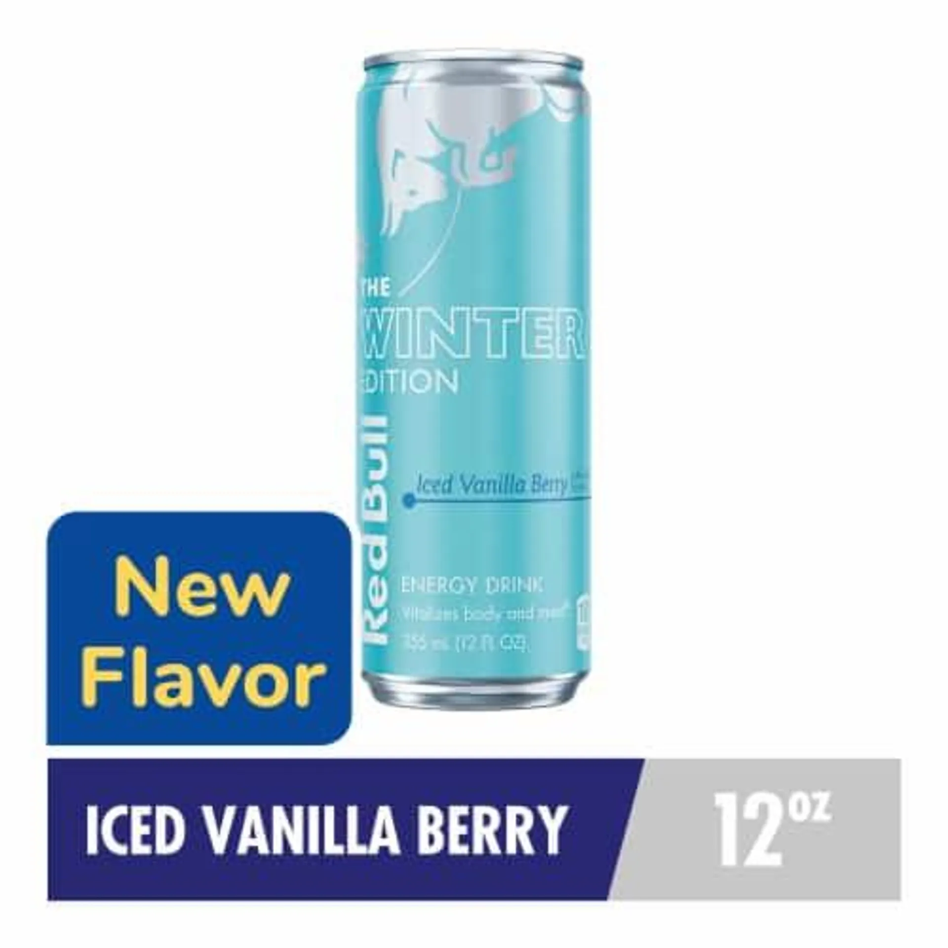 Red Bull Winter Edition Iced Vanilla Berry Energy Drink Can