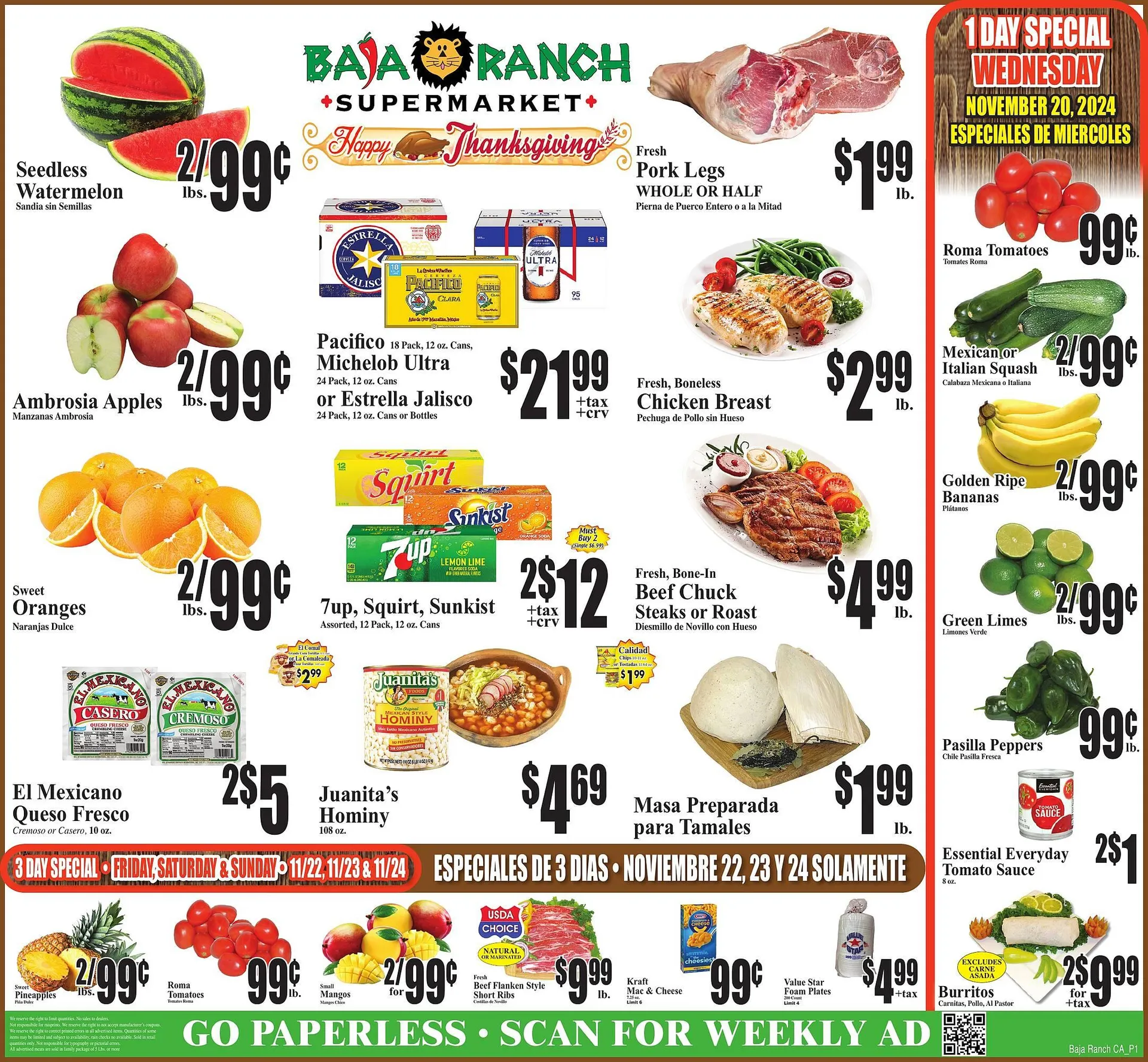 Baja Ranch Weekly Ad - 1