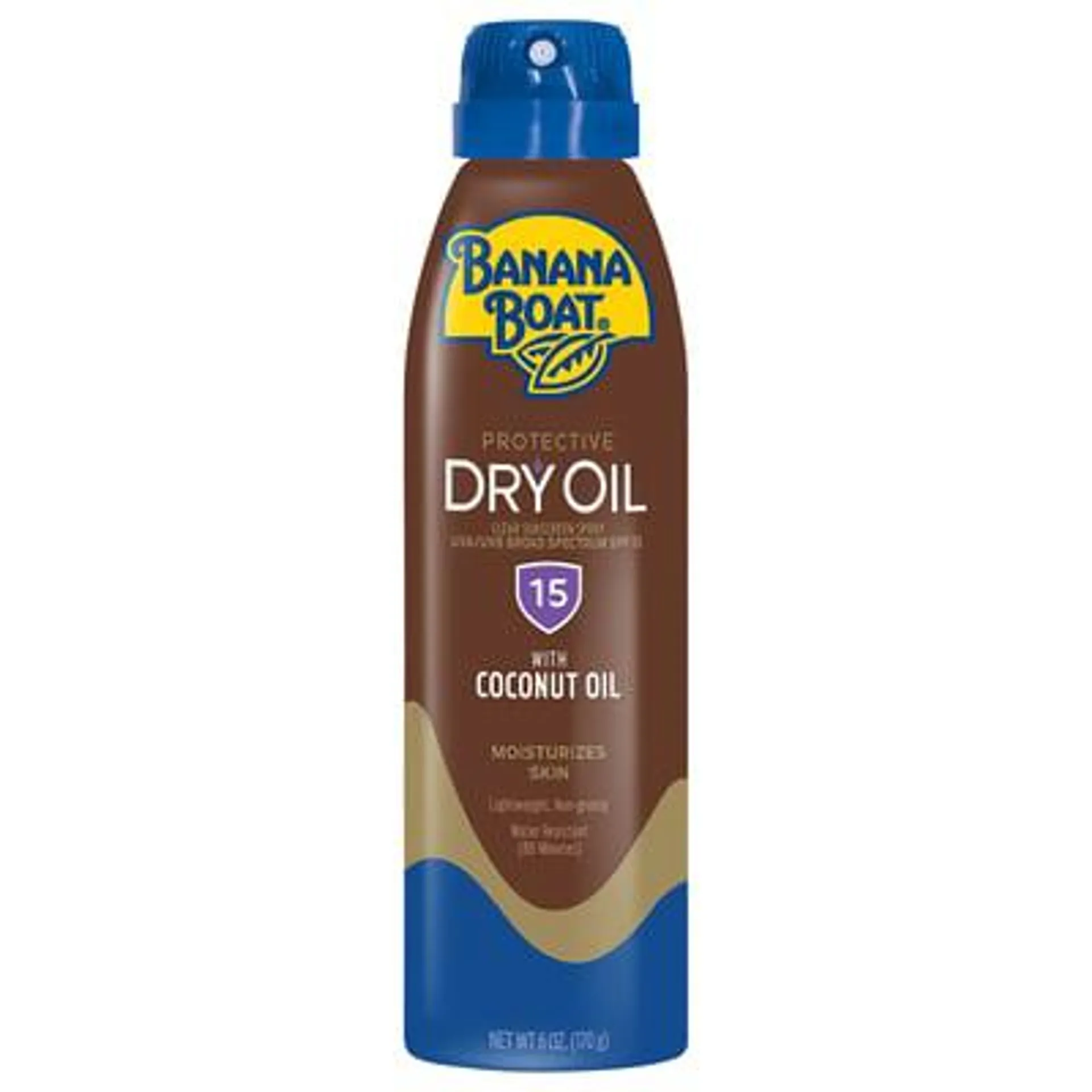 Banana Boat, Sunscreen Spray, Clear, Protective Dry Oil, Broad Spectrum SPF 15