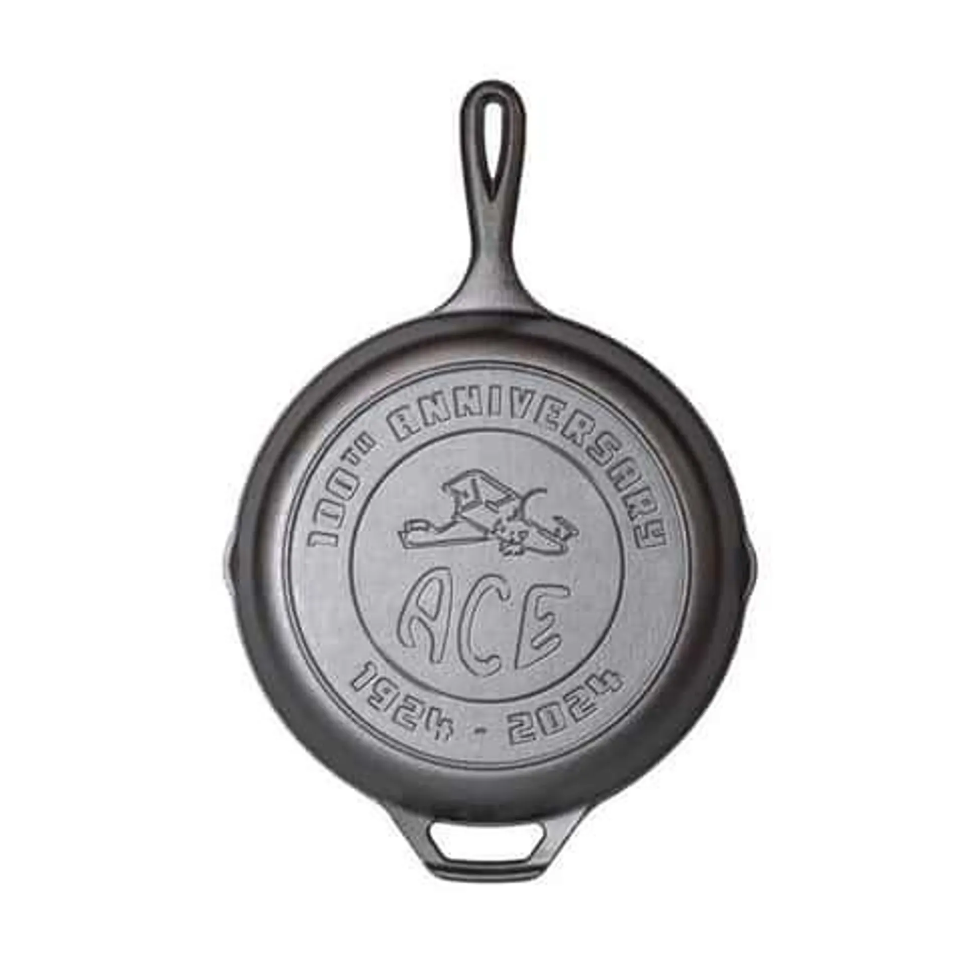 Lodge Ace Hardware 100 Year Anniversary Cast Iron Skillet 10 in. Black