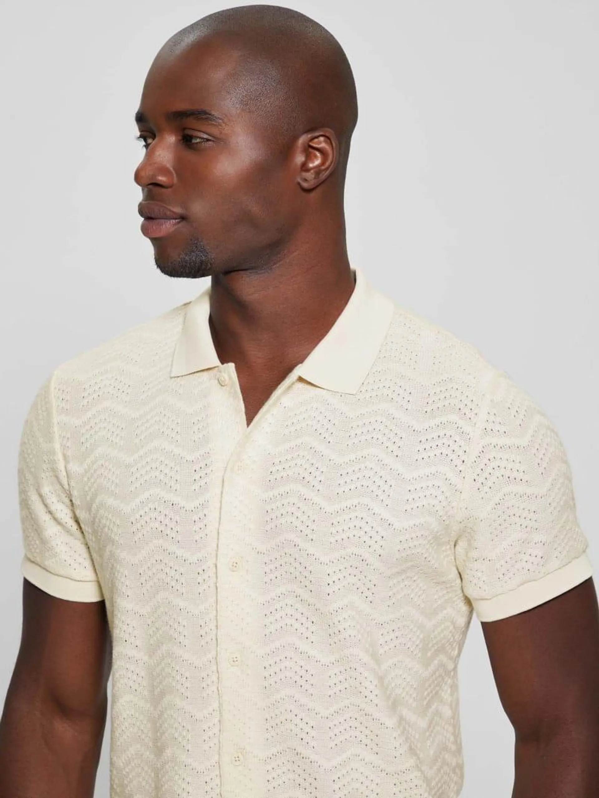 Gavin Textured Knit Shirt