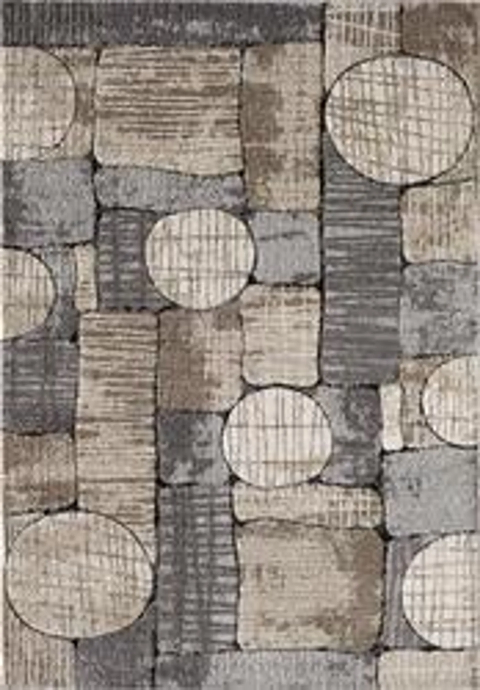 Natco Home™ Rainier Cedar Falls Grey/Beige 4'11" x 7'2" Area Rug