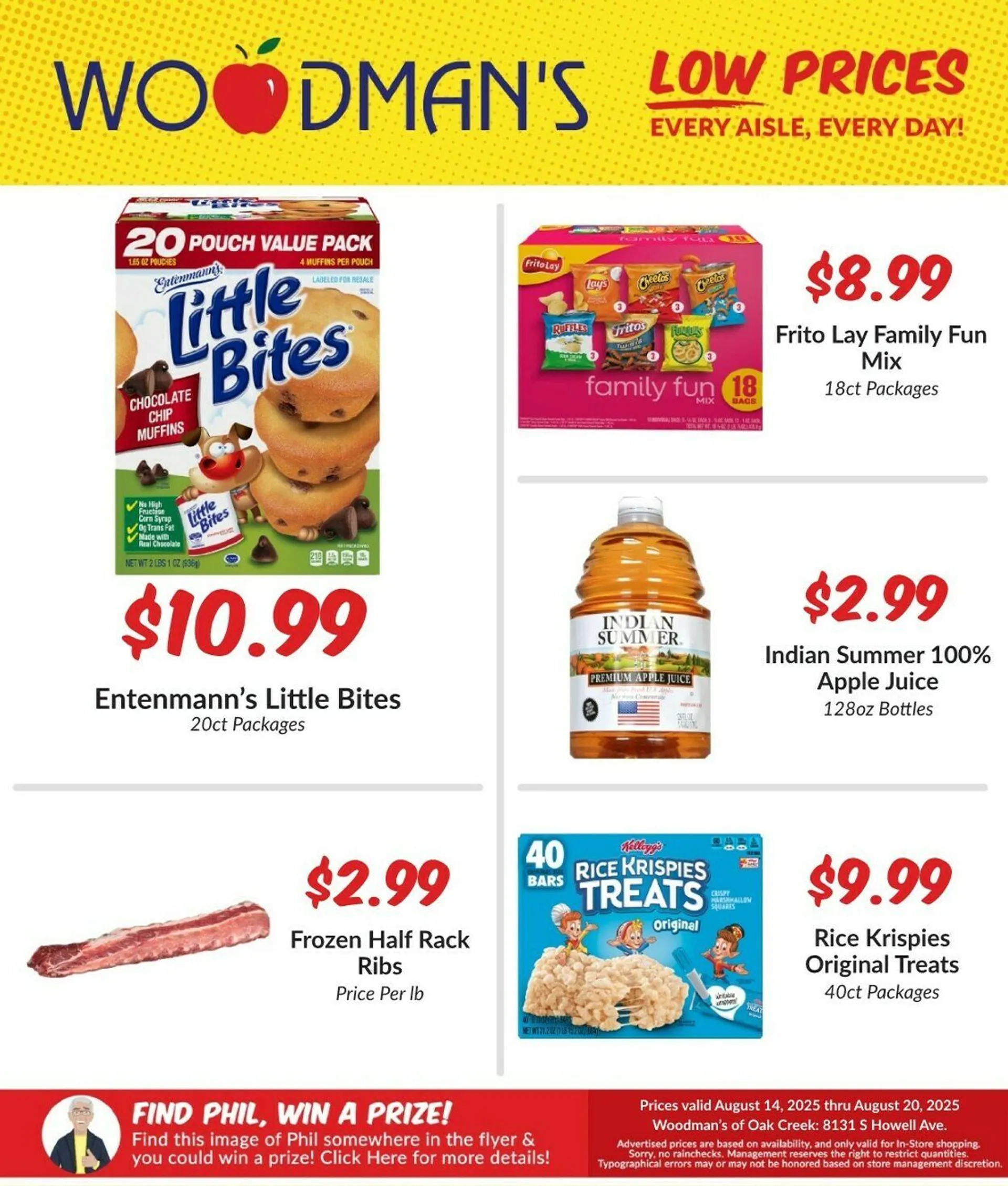 Weekly ad Woodman's Market - OAK CREEK, WI from August 14 to August 20 2025 - Page 1