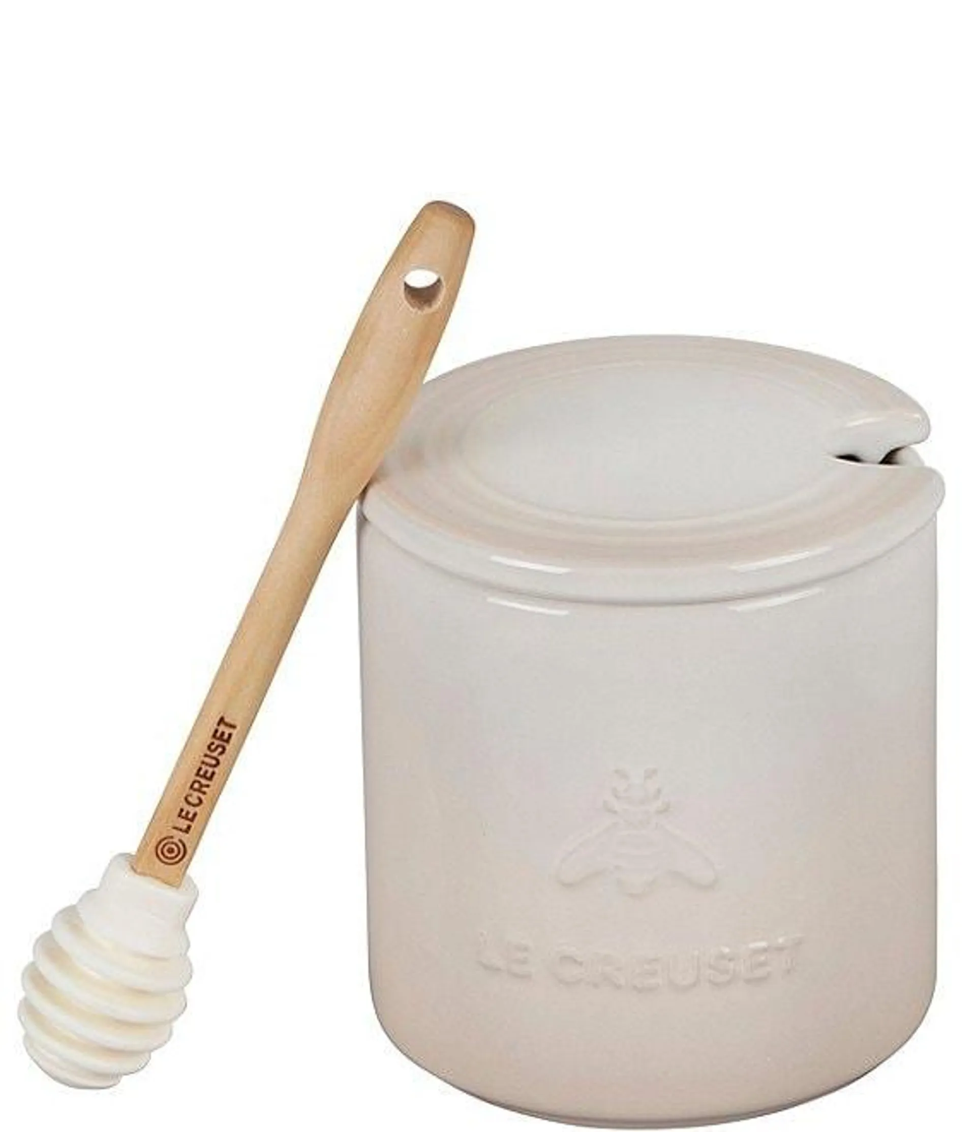 Honey Pot with Silicone Honey Dipper, 14-oz.