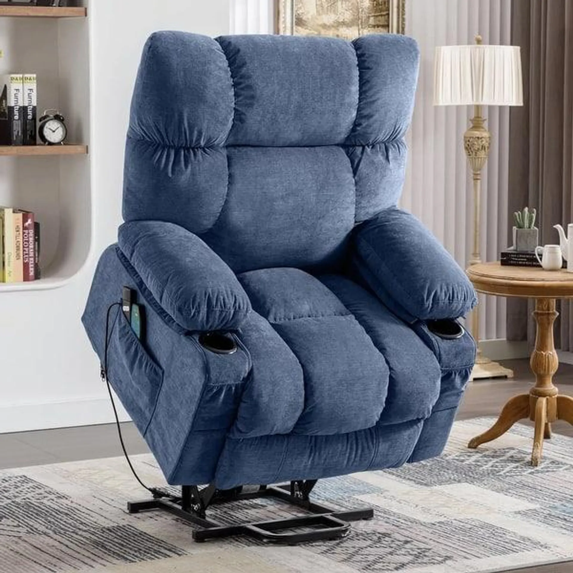 Power Lift Recliner with Heat, Massage, USB Port, and Infinite Positions