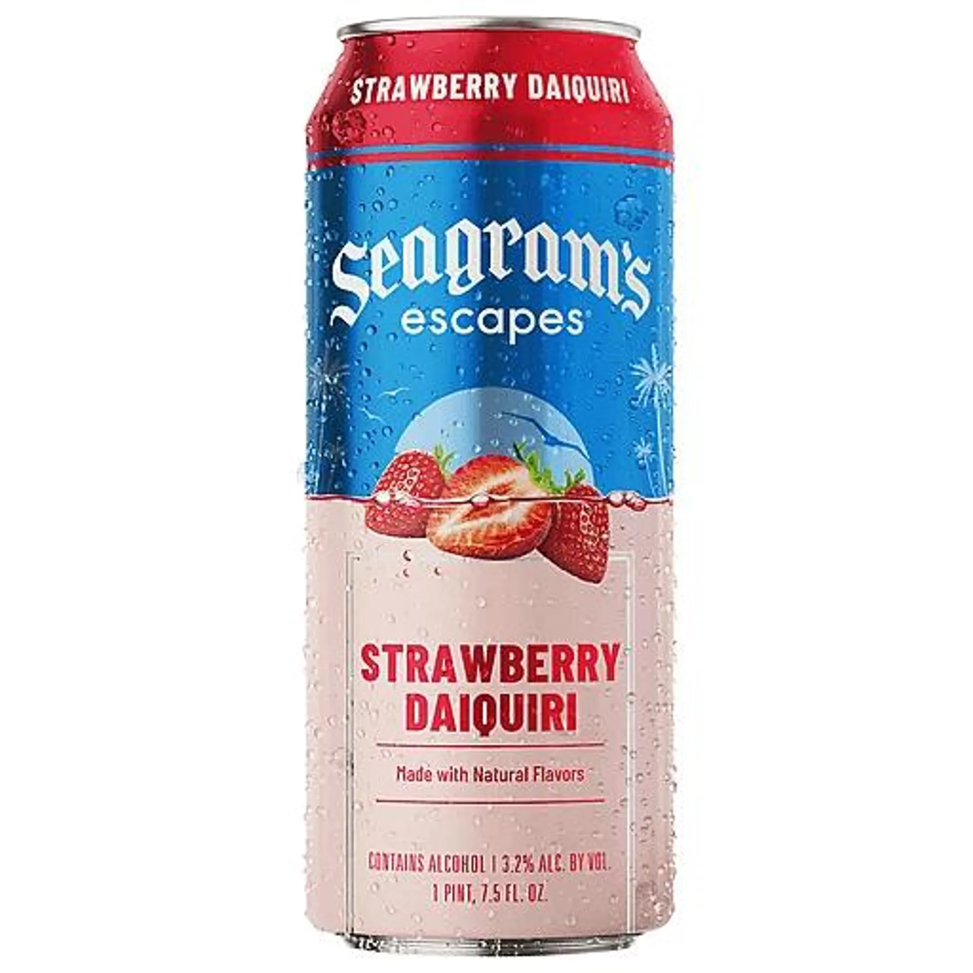 Seagram's Escapes Malt Beverage, Premium, Strawberry Daiquiri 23.5 fl oz