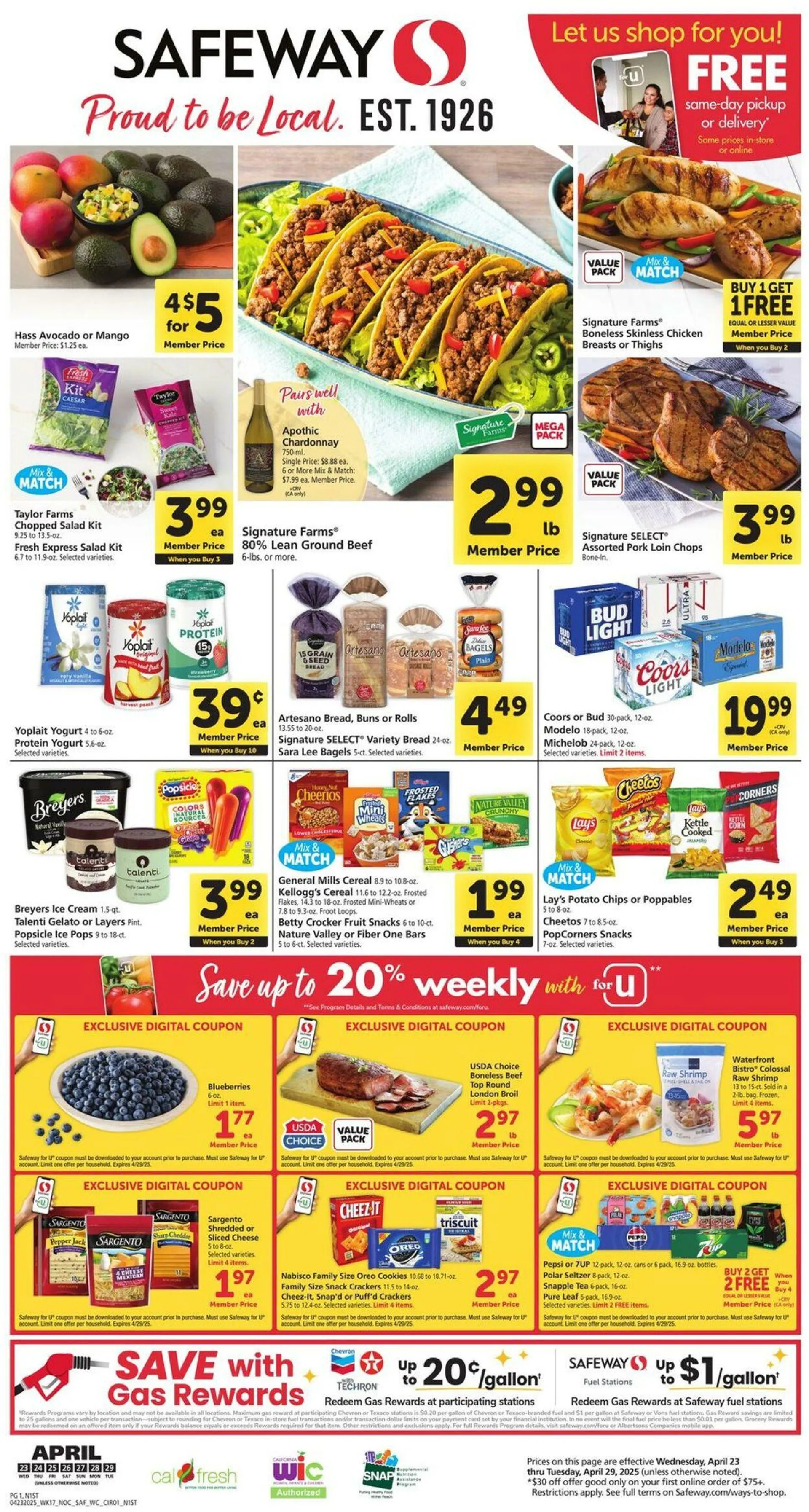 Safeway Current weekly ad - 1