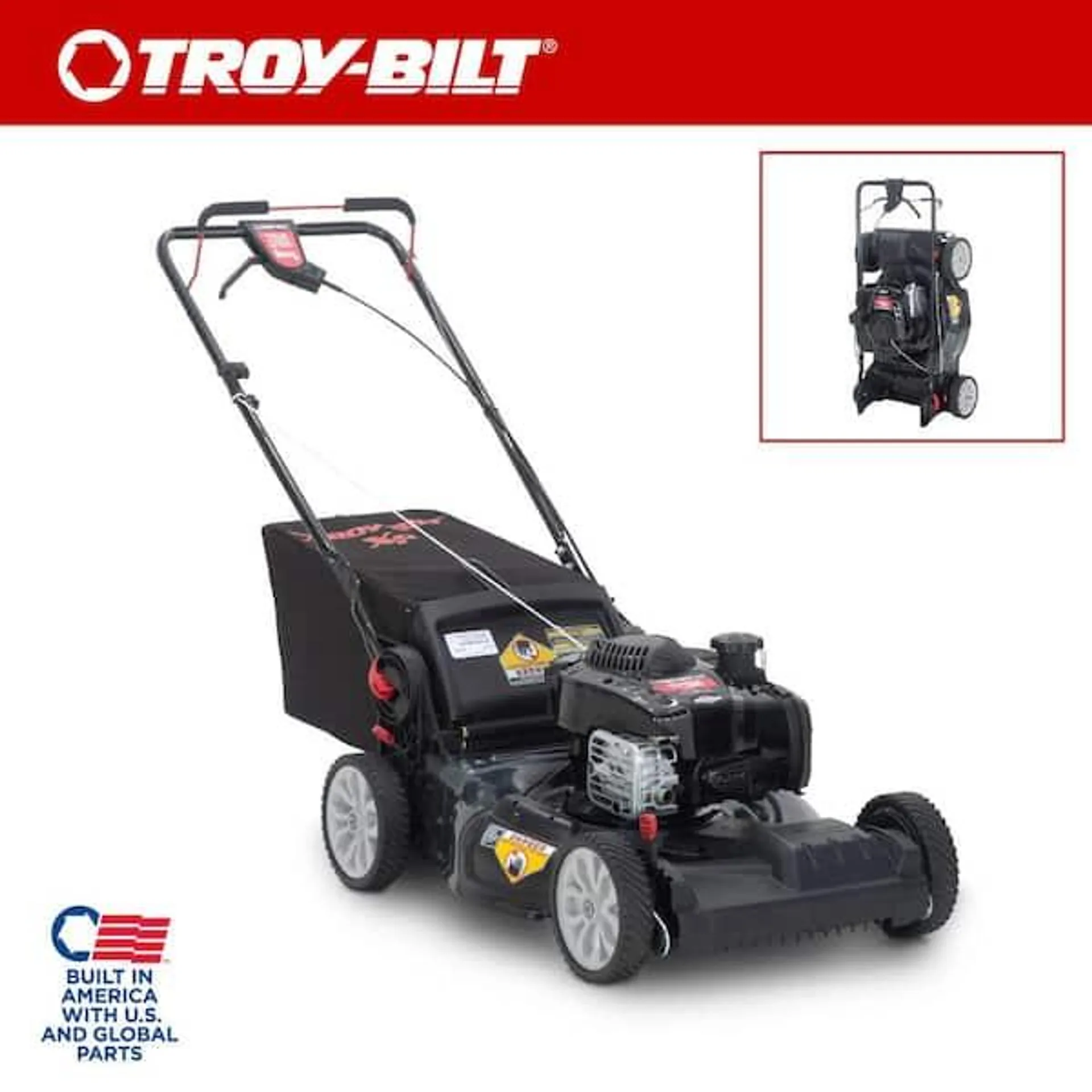 XP 21 in. 150 cc Vertical Storage Briggs and Stratton ReadyStart Series Gas Engine 3-in-1 FWD Self Propelled Lawn Mower