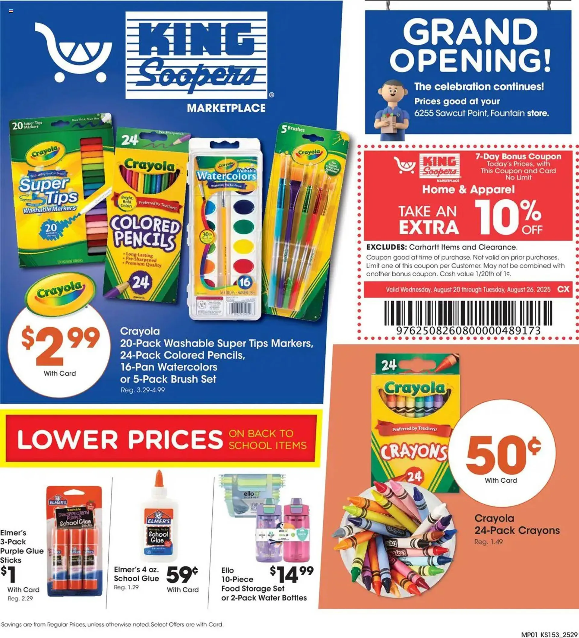 Weekly ad King Soopers Weekly Ad from August 20 to August 27 2025 - Page 1