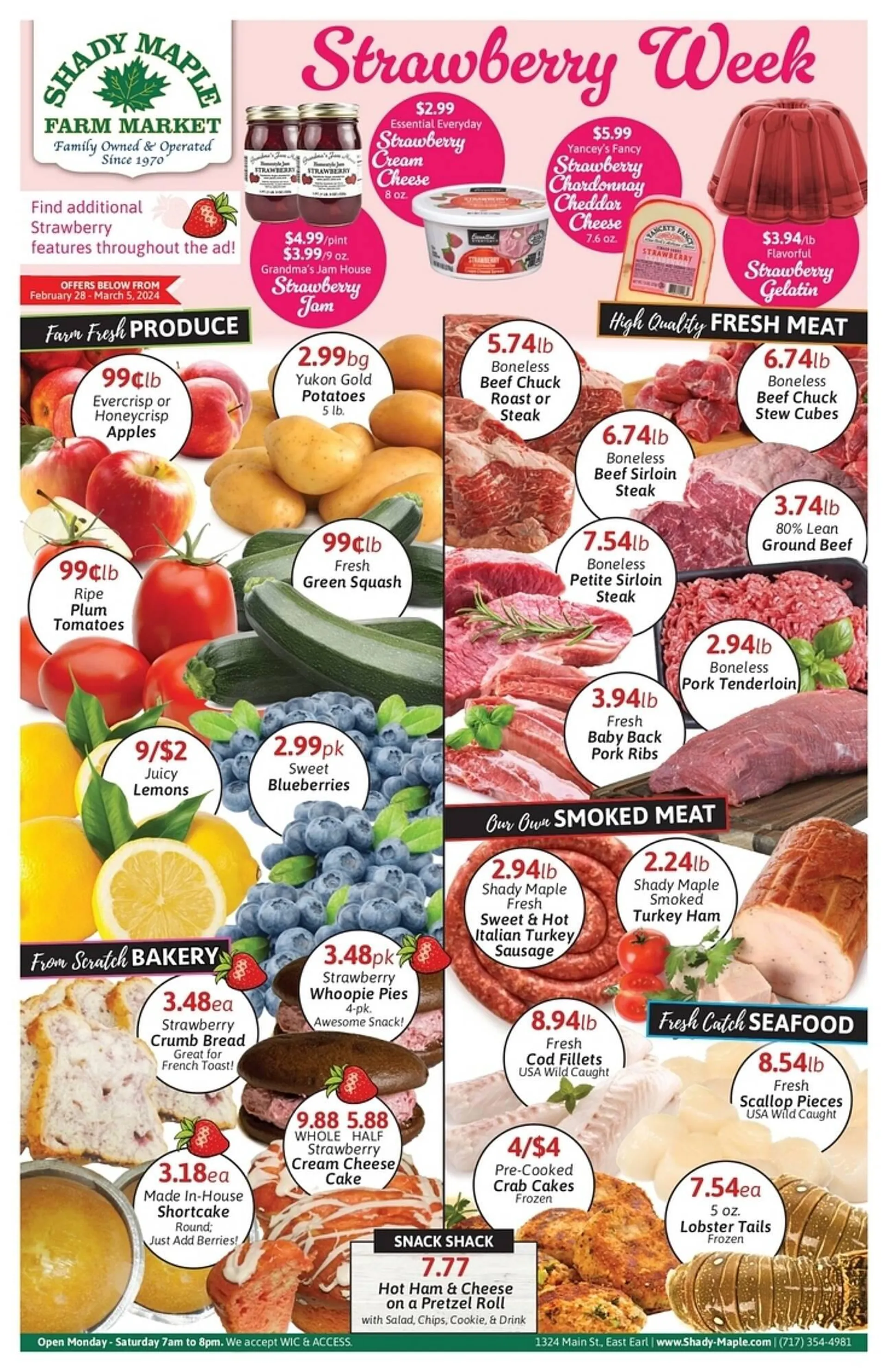 Weekly ad Shady Maple ad from February 28 to March 5 2024 - Page 1