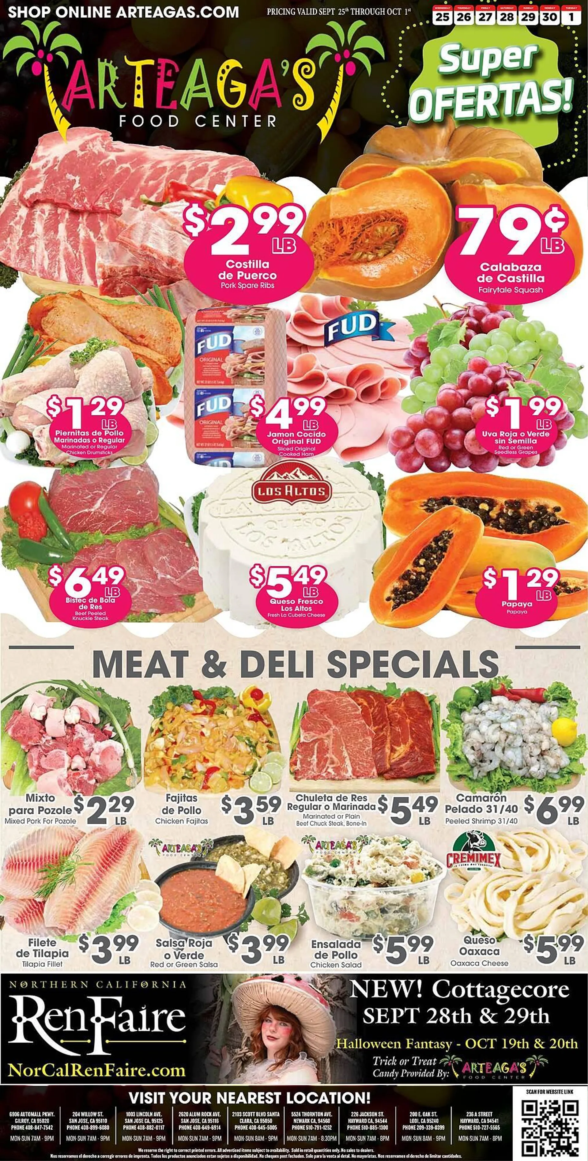 Arteagas Food Center Weekly Ad - 1