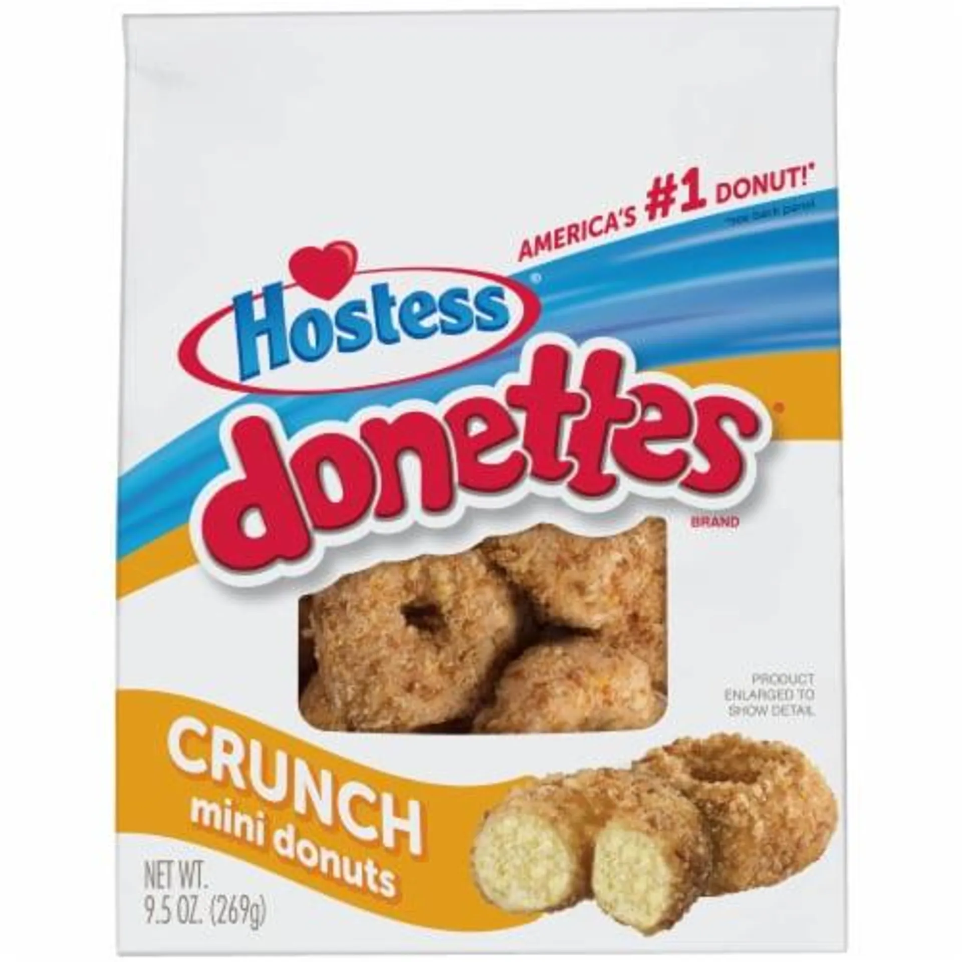 HOSTESS Crunch DONETTES Bag, Sweet Coconut Crunch