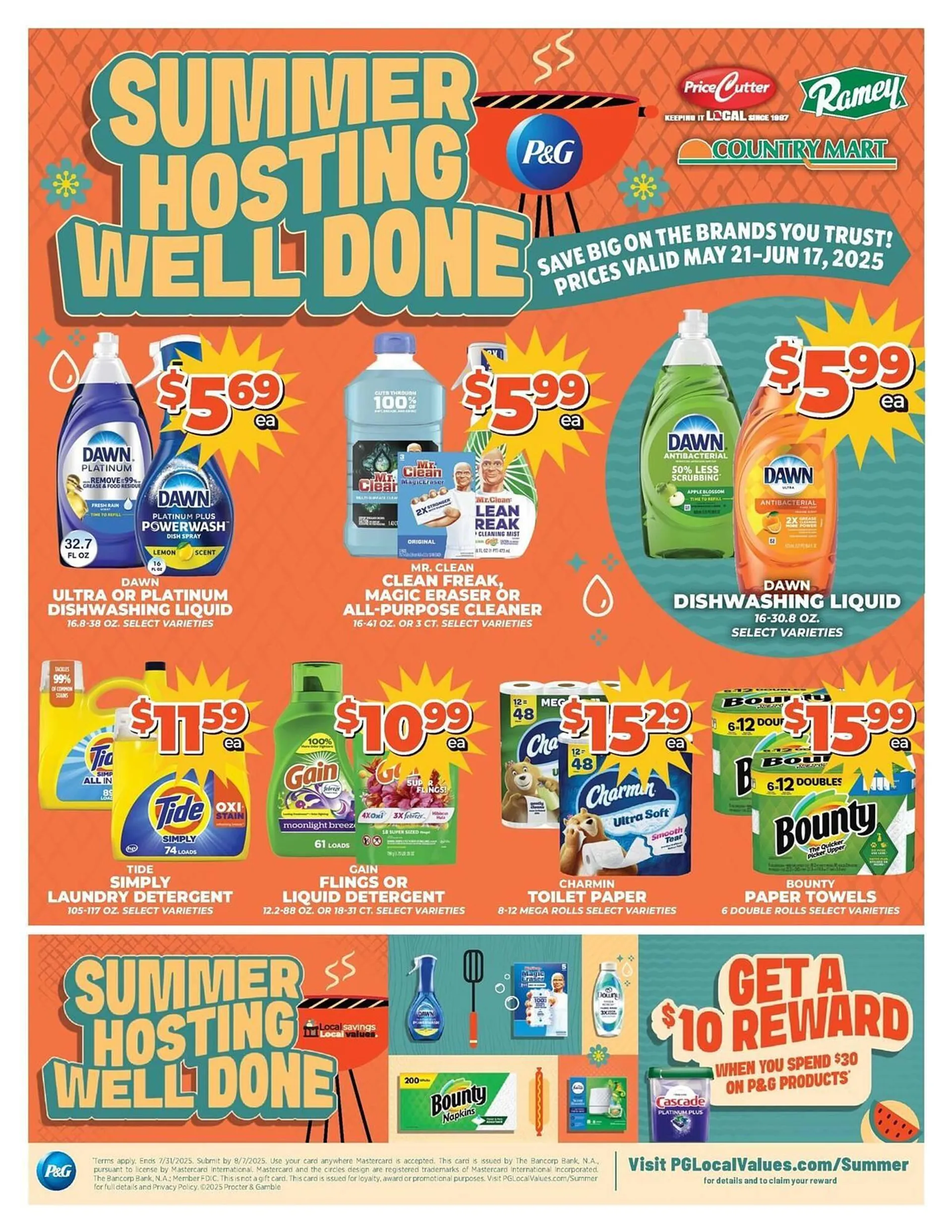 Weekly ad Price Cutter Weekly Ad from May 21 to June 17 2025 - Page 1