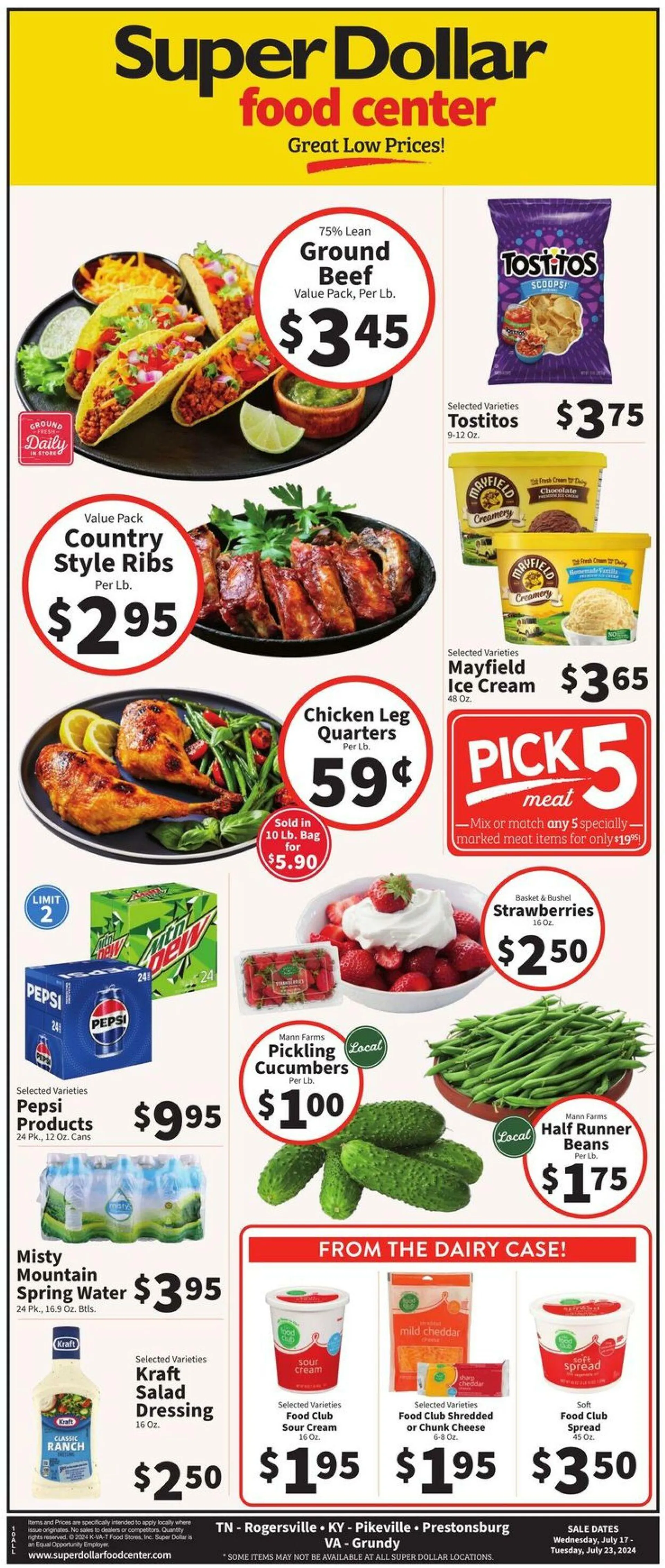 Super Dollar Food Center Current weekly ad - 1