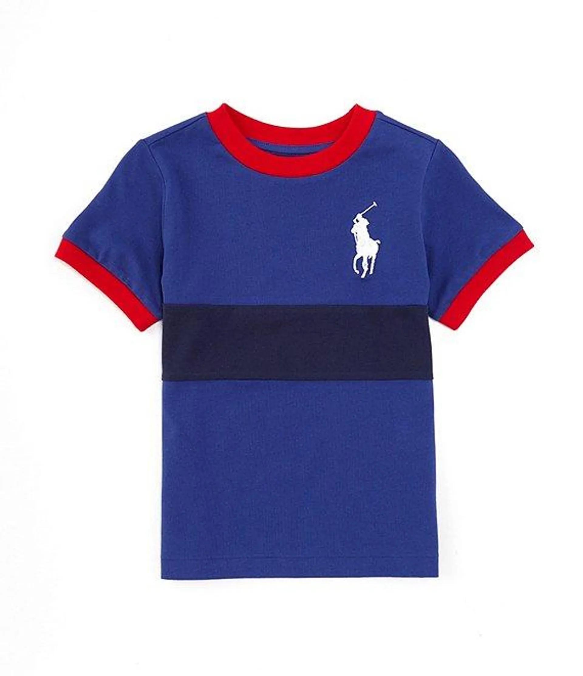 Little Boys 2T-7 Short Sleeve Big Pony Heavyweight Jersey T-Shirt