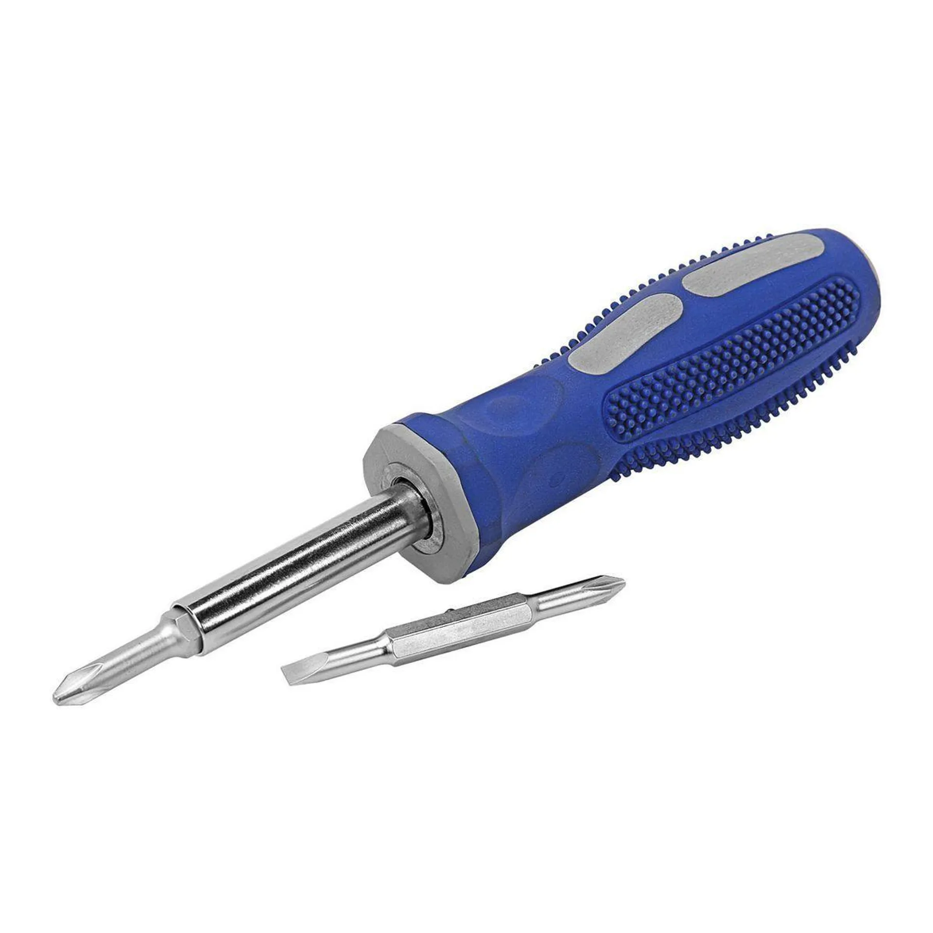 PITTSBURGH 4-in-1 Screwdriver with 2 Bonus Nut Drivers