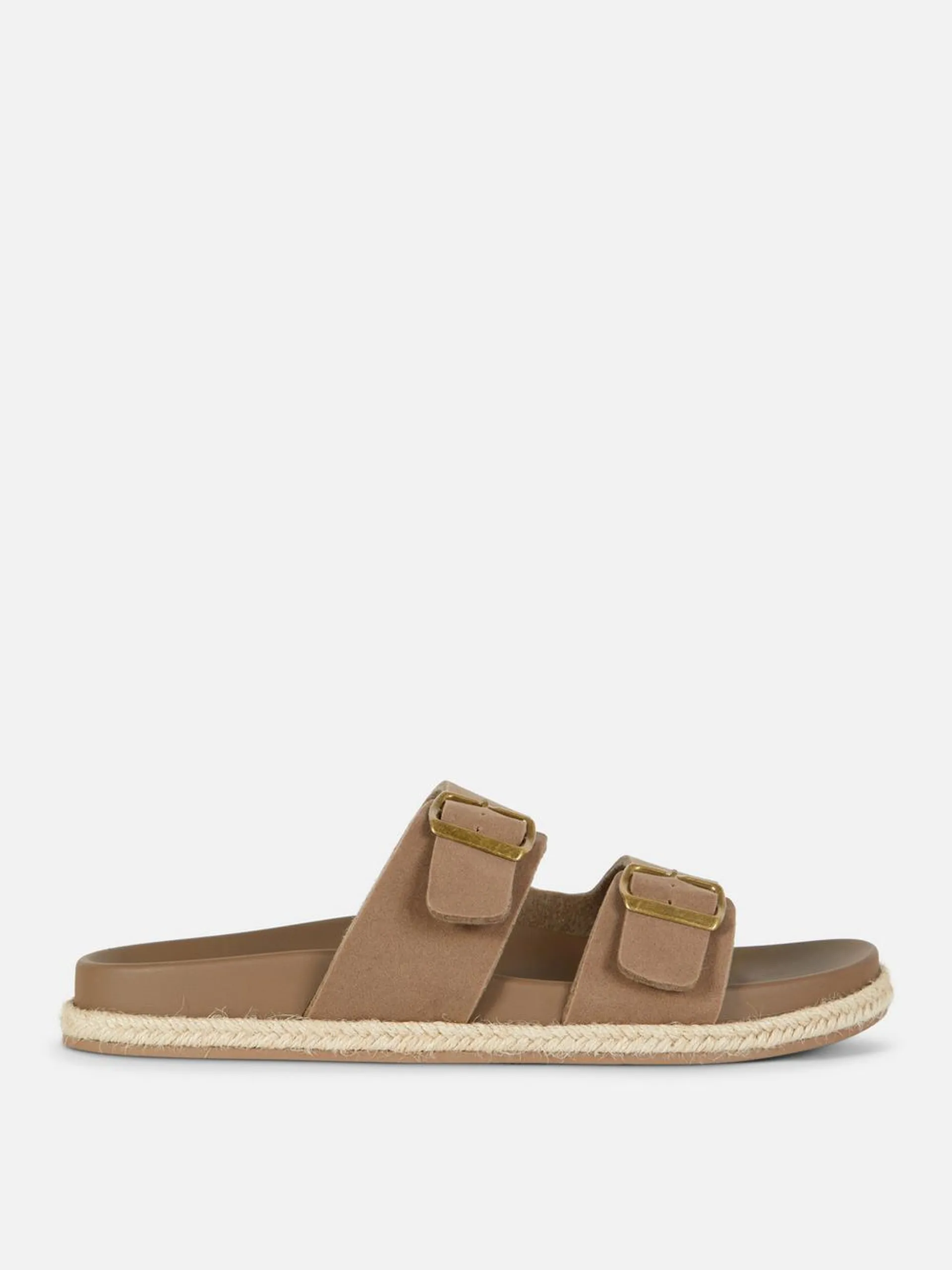 Double Strap Molded Footbed Sandals