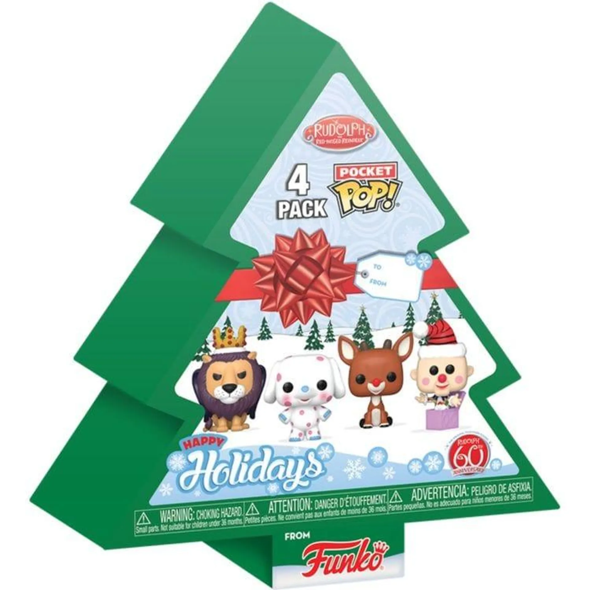 Pocket POP Holiday: Rudolph the Red-Nosed Reindeer 4 Pack