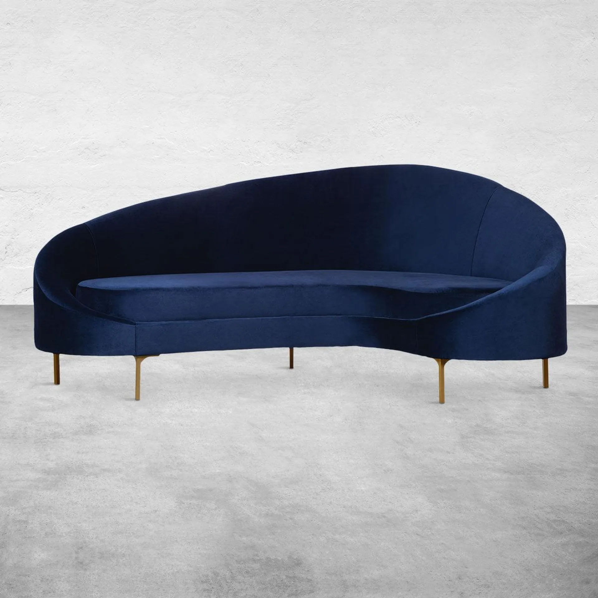 Yin Yang Sofa in Velvet