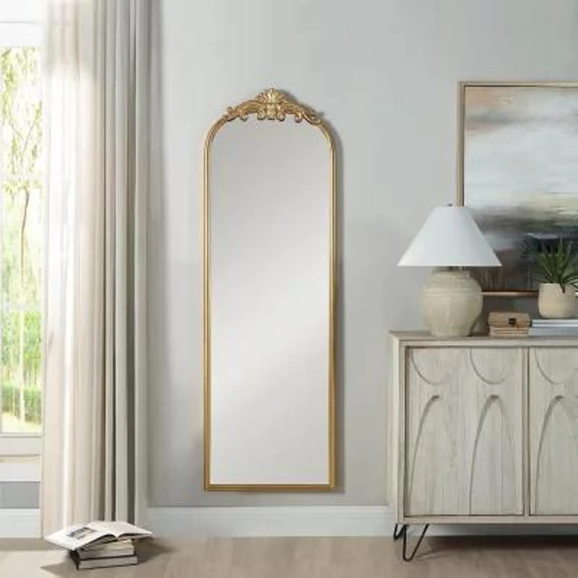 Azalea Park Filigree Easel Full Length Mirror