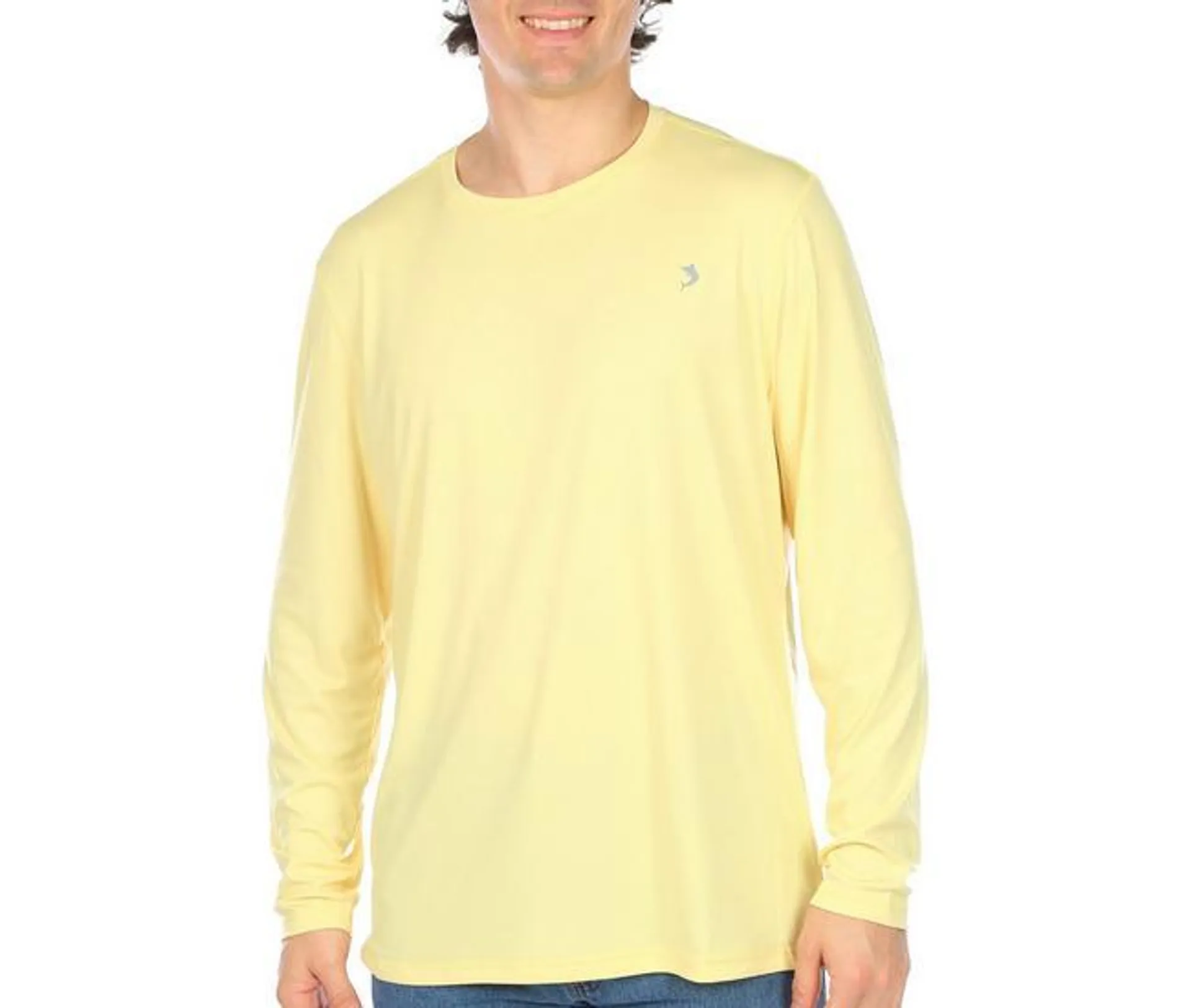 Mens UPF 50+ Solid Reel-Tec Long Sleeve Shirt