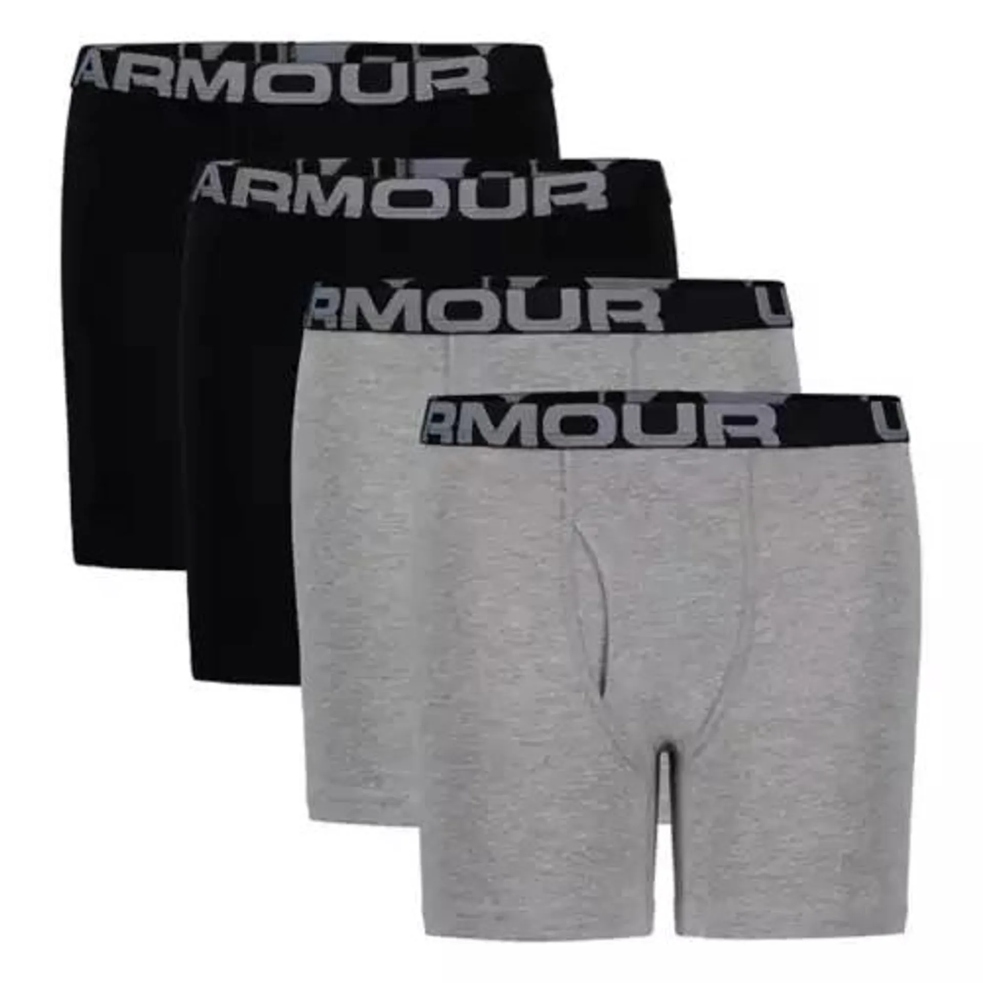 Boys' Under Armour Printed 4 Pack Boxer Briefs