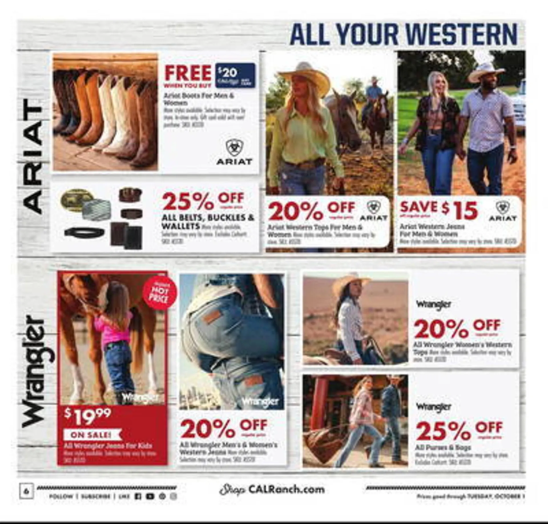 Weekly ad C A L Ranch Stores Weekly Ad from September 25 to October 1 2024 - Page 6