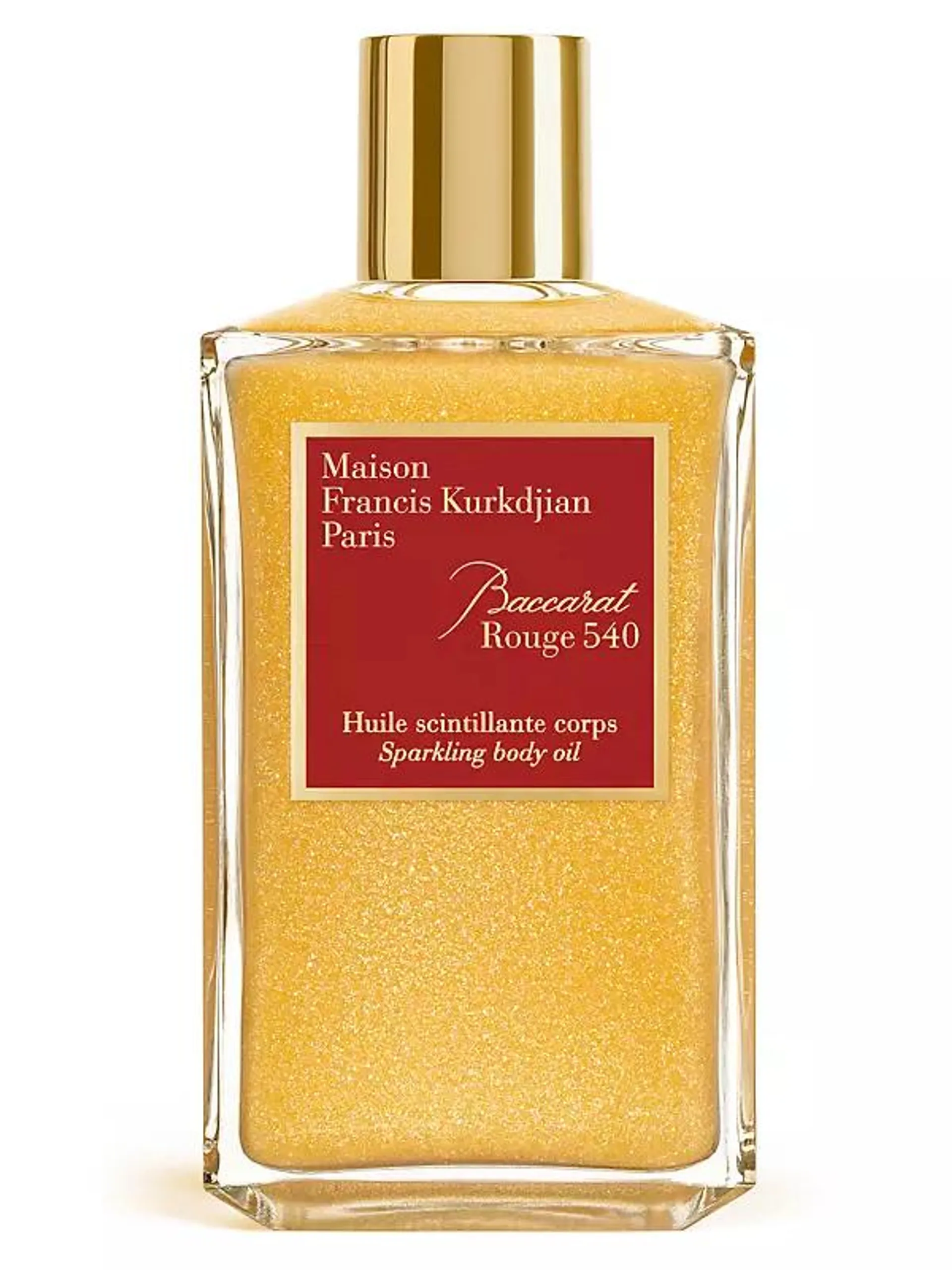 Baccarat Rouge 540 Scented Sparkling Body Oil