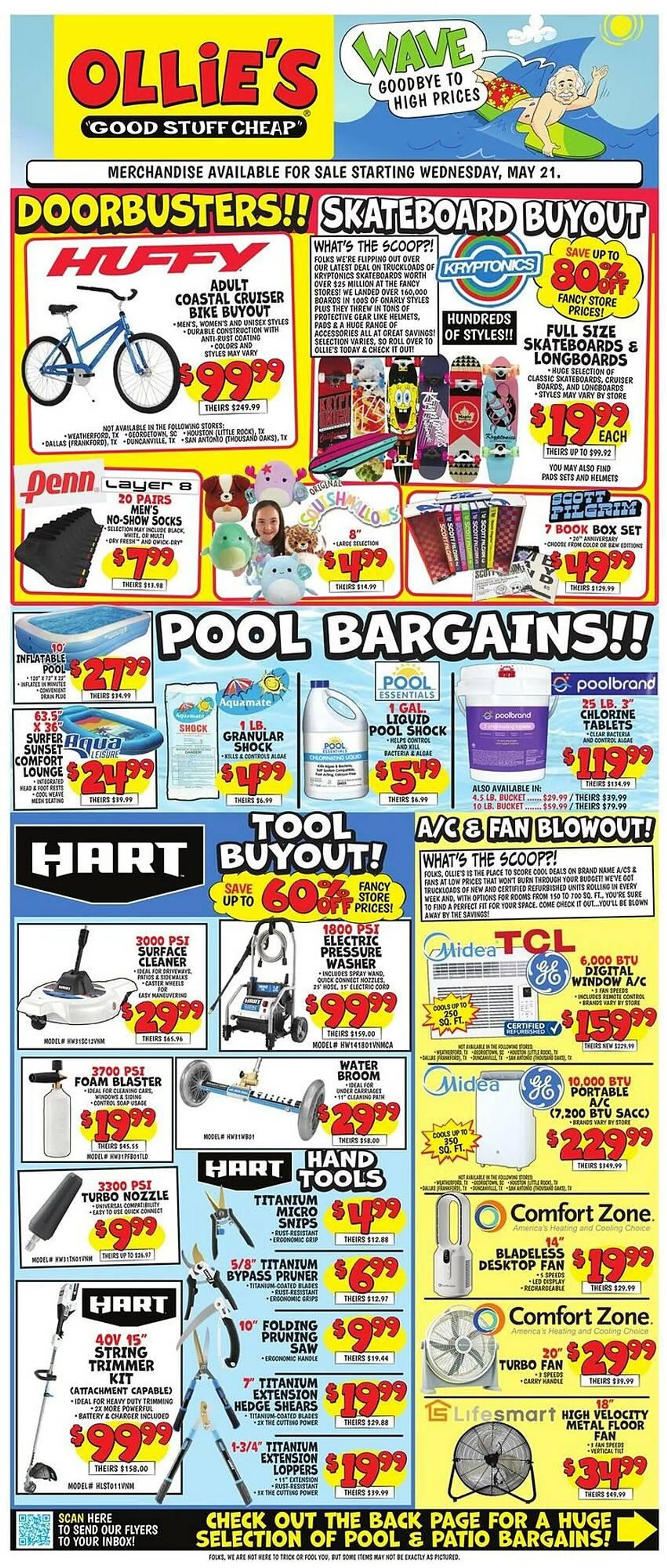 Weekly ad Ollie's Weekly Ad from May 21 to May 28 2025 - Page 1