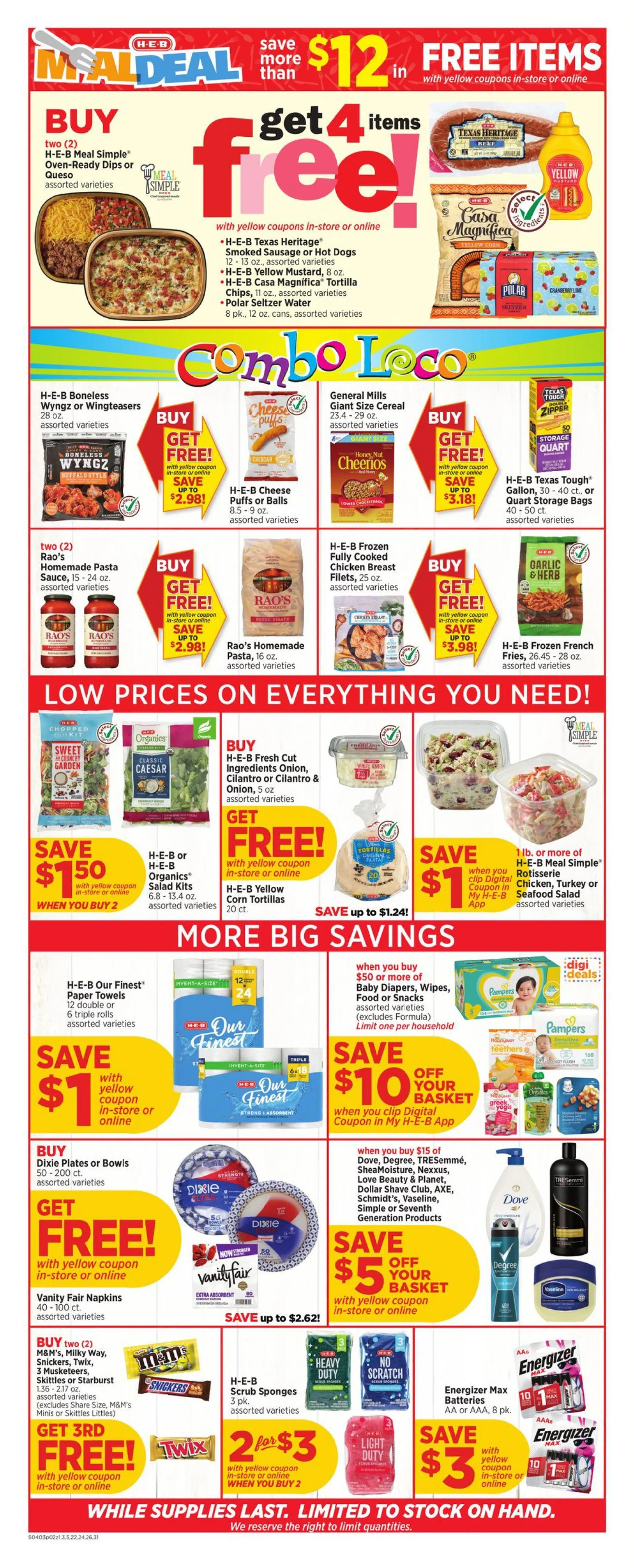 Weekly ad H-E-B from April 3 to April 9 2024 - Page 2