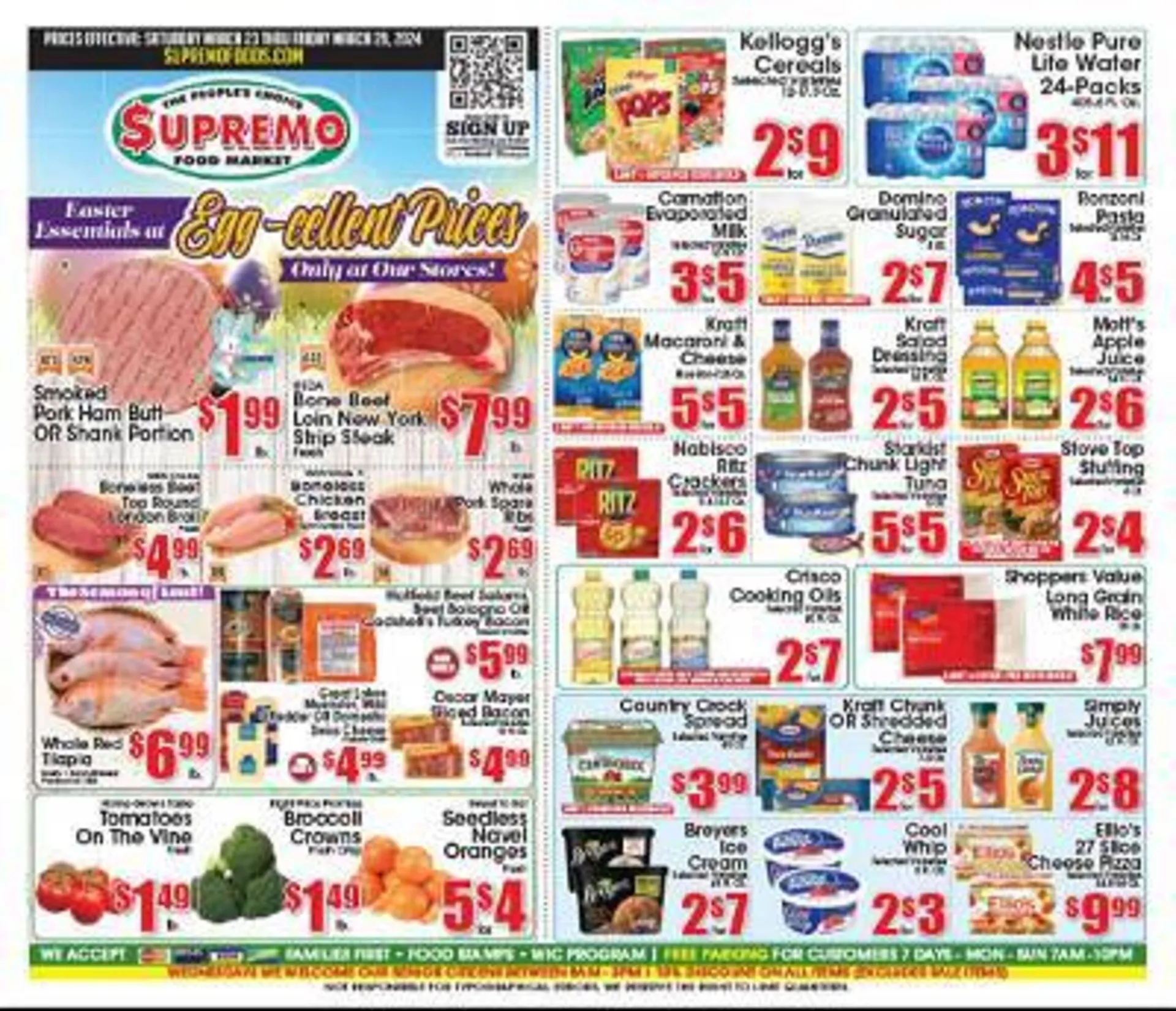 Weekly ad Supremo Foods Inc Weekly Ad from March 23 to March 29 2024 - Page 1