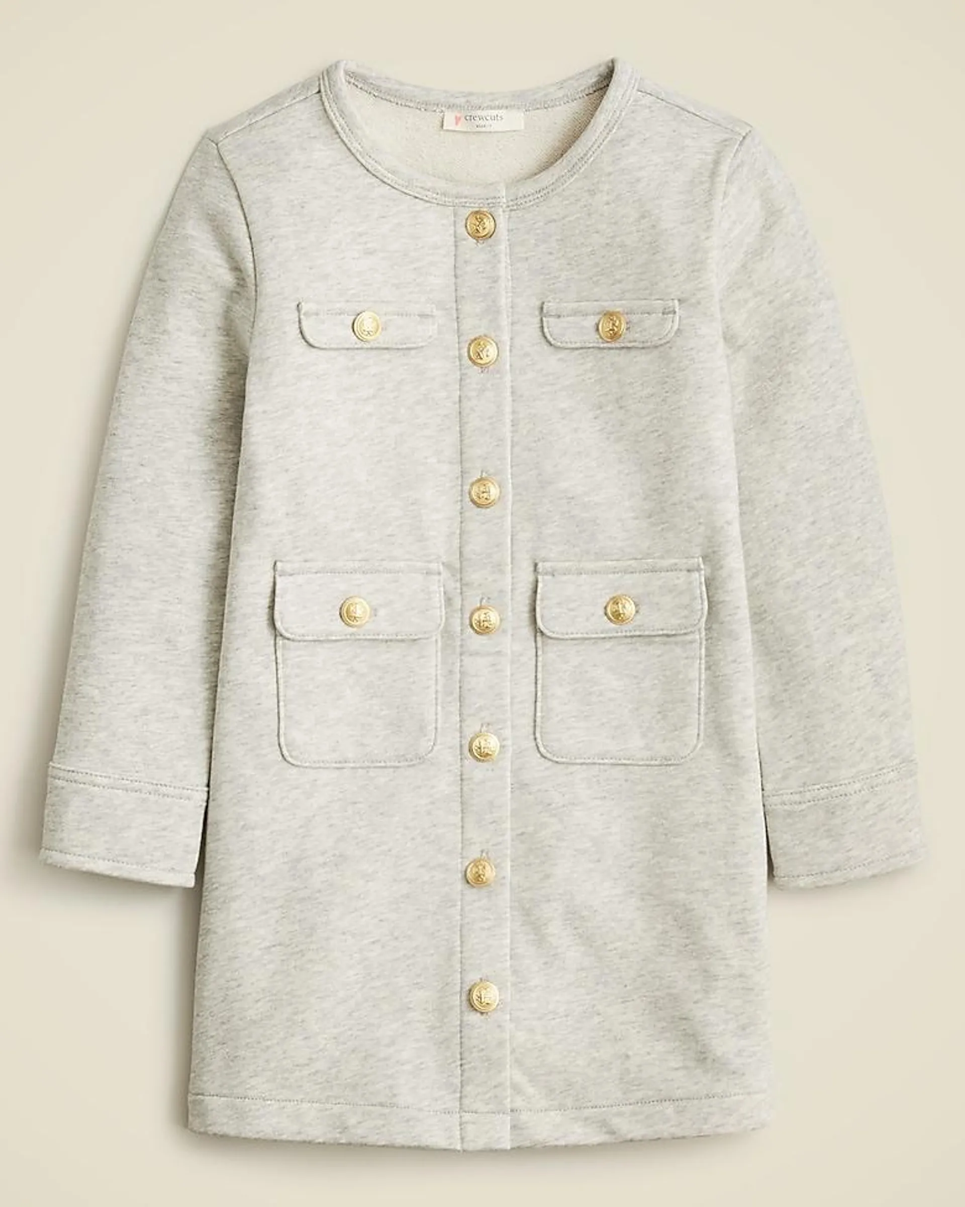 Girls' lady jacket sweatshirt-dress