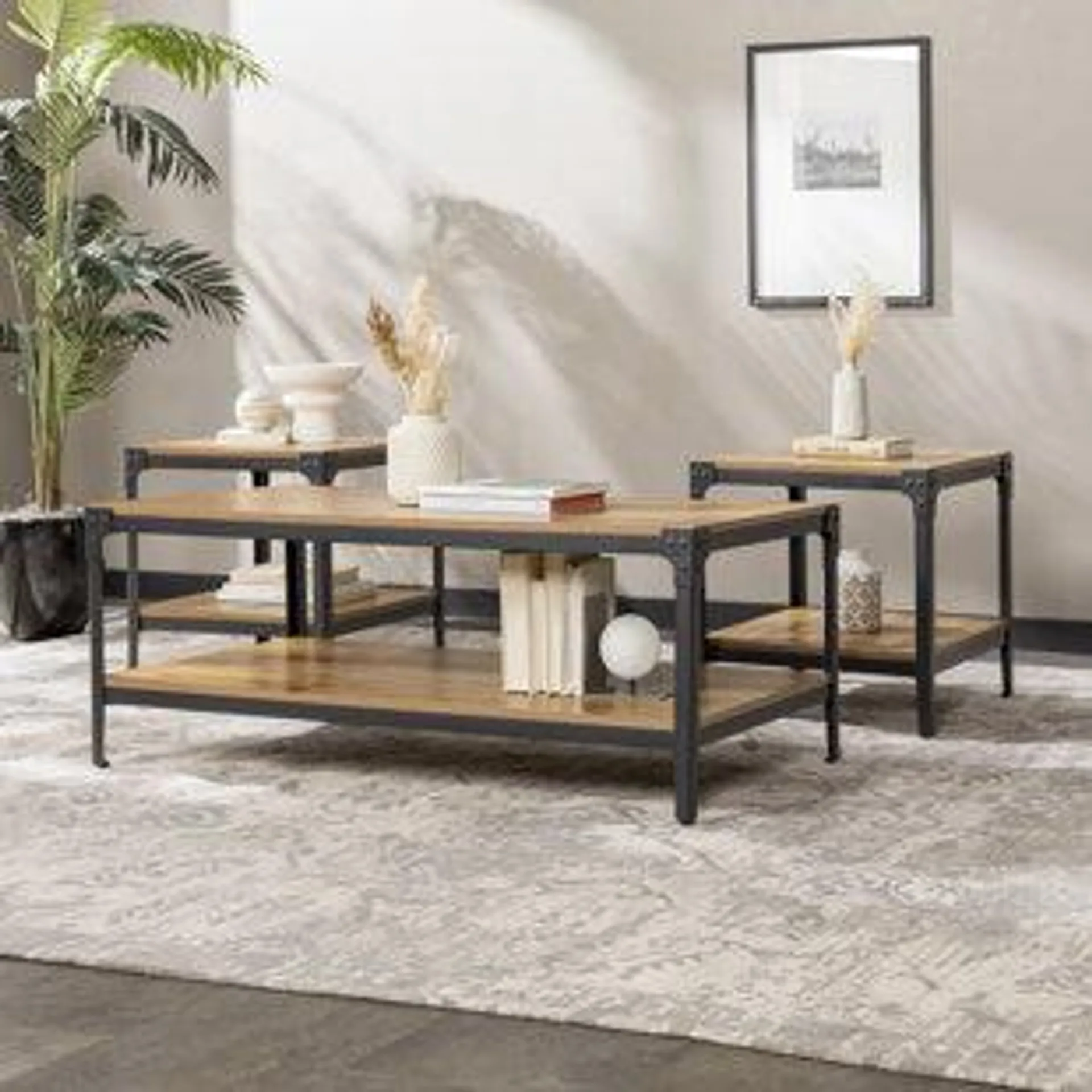 Gravelle 3 - Piece Living Room Table Set