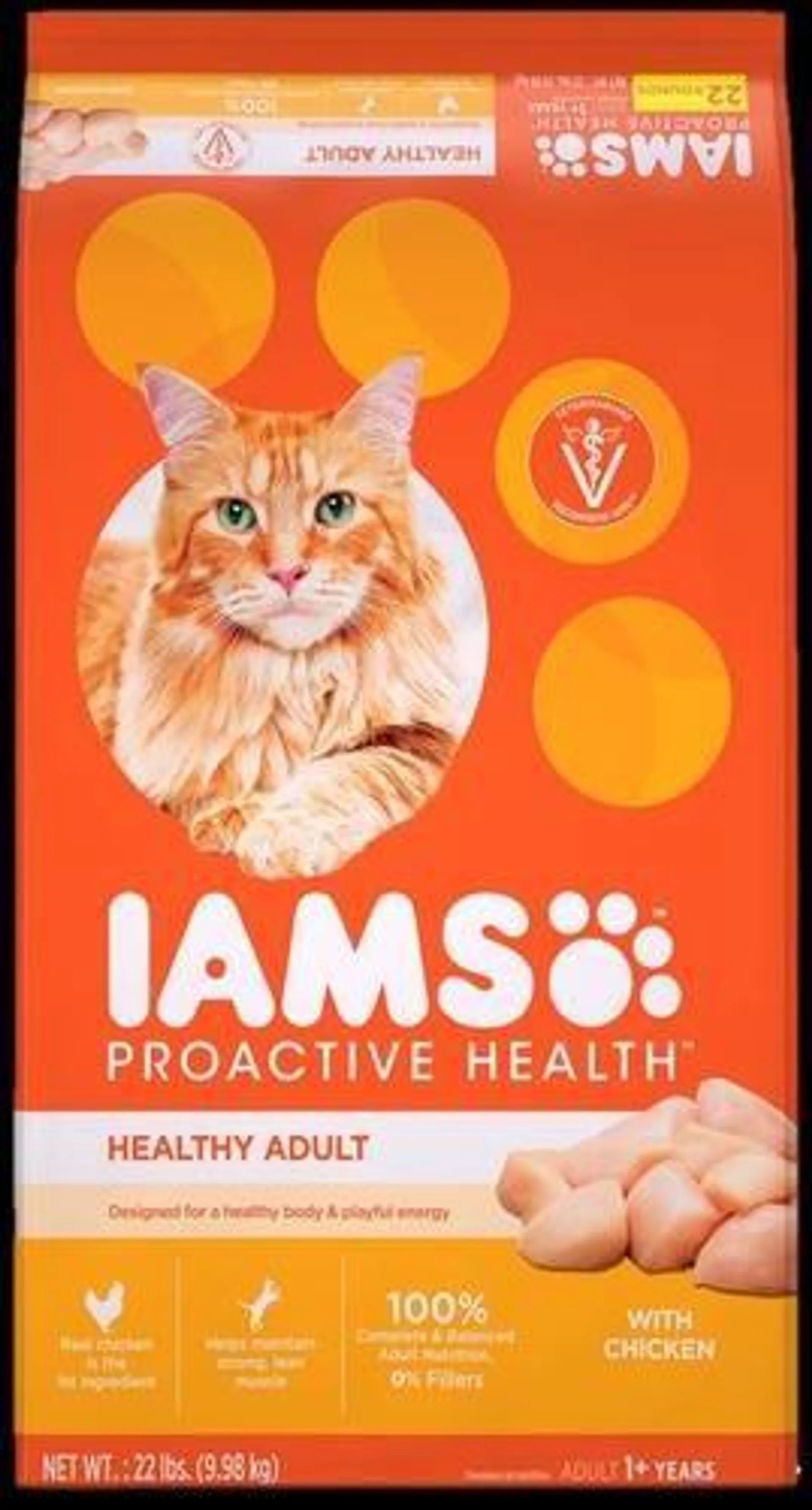 IAMS HEALTHY ADULT CAT FOOD CAT FOOD
