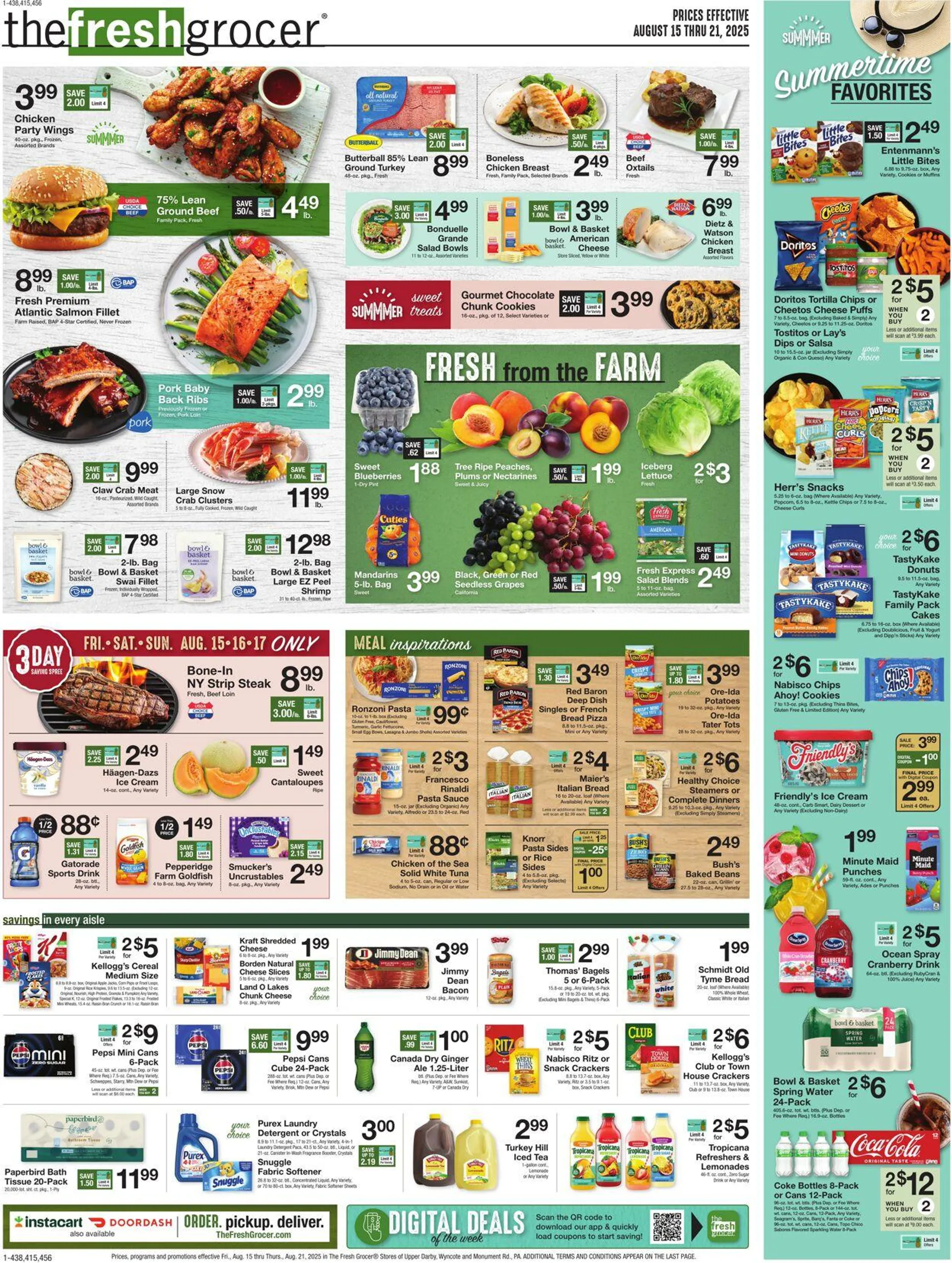 Weekly ad Gerrity's Supermarkets Current weekly ad from August 14 to August 21 2025 - Page 1