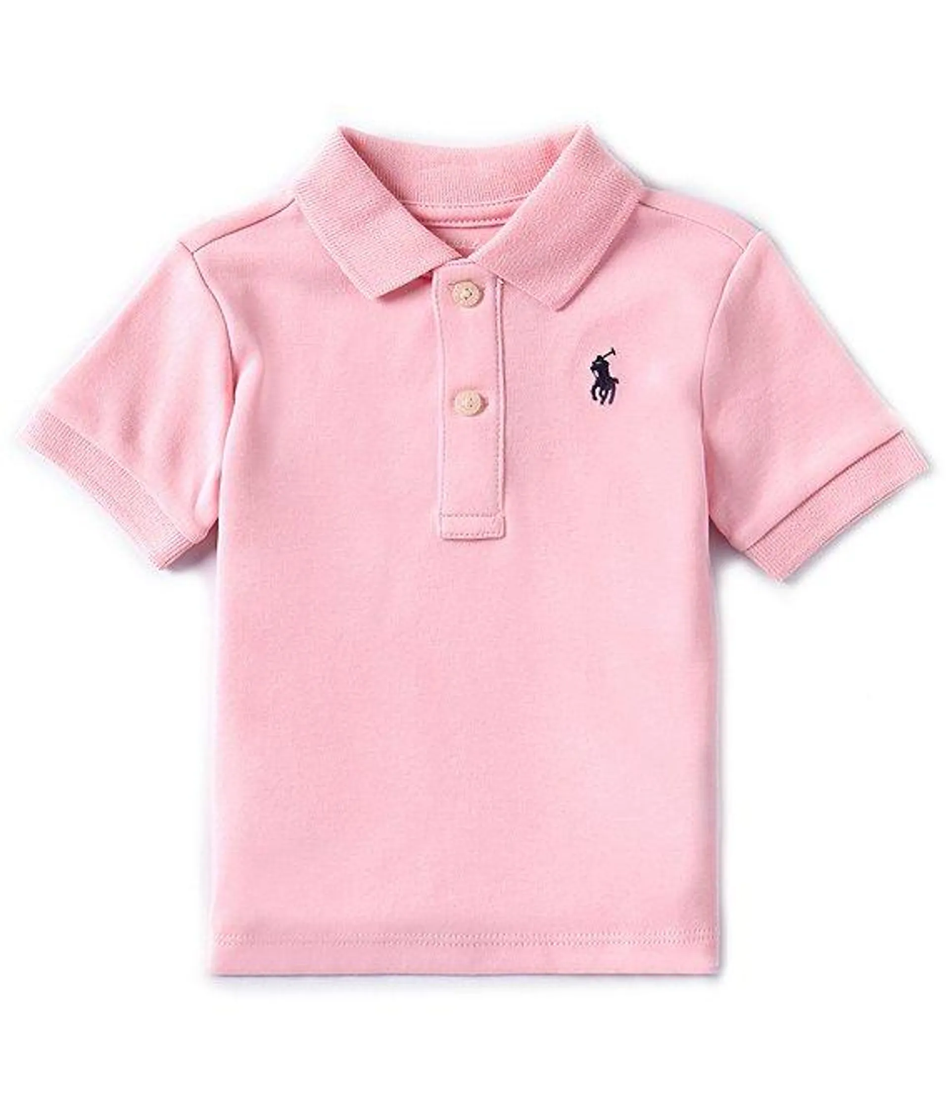 Baby Boys 3-24 Months Short Sleeve Interlock Polo Shirt