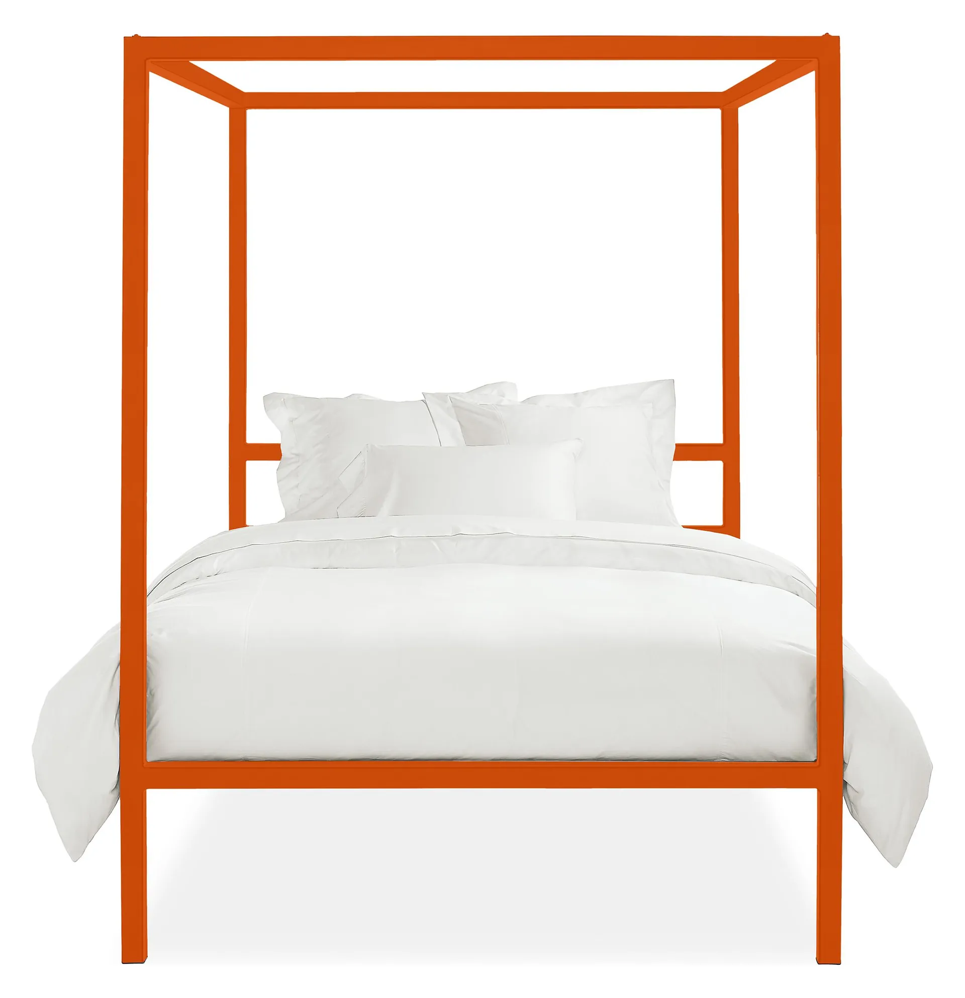 Architecture Full Tall Bed in Tangerine