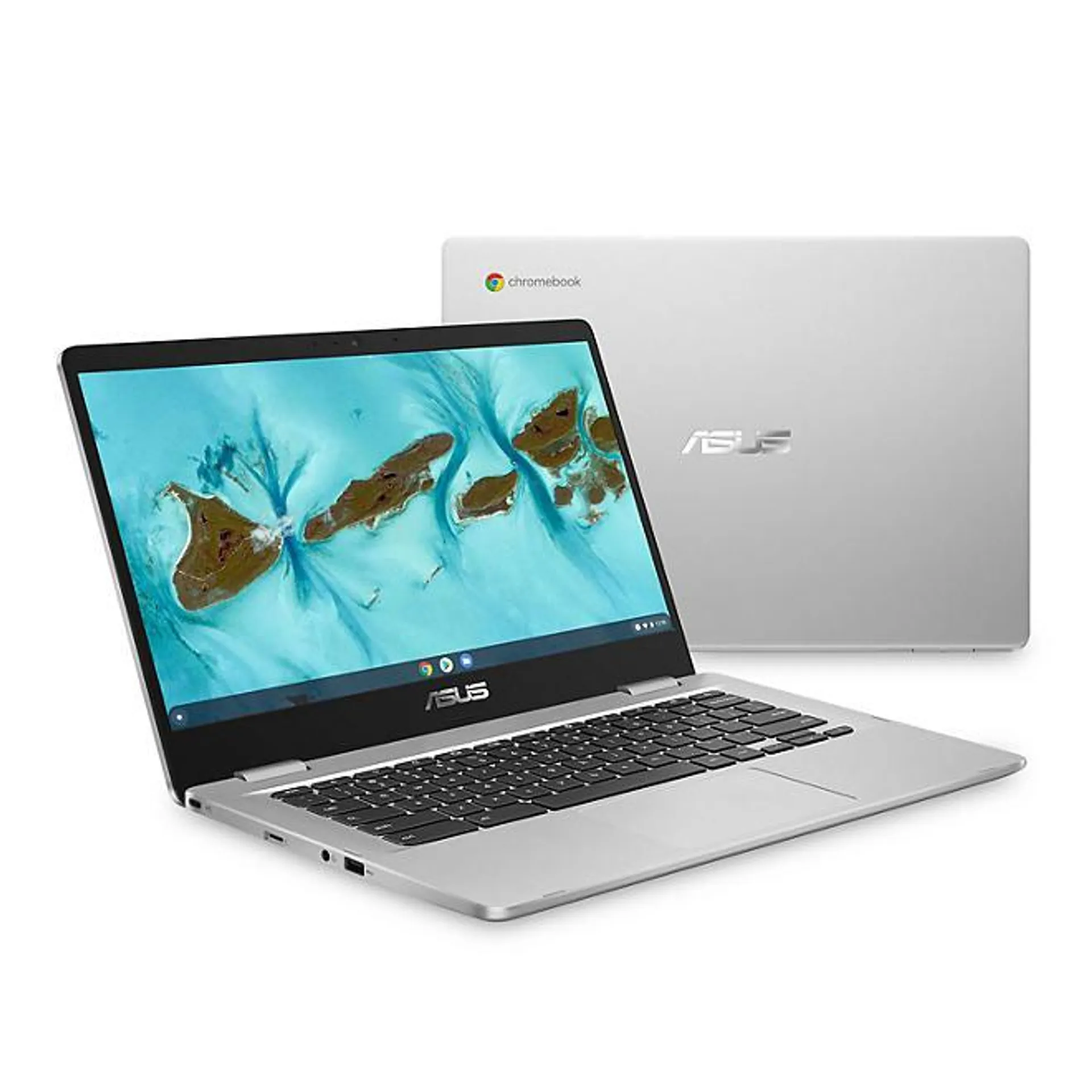 ASUS 14" Chromebook | Intel® Celeron® Processor | 4GB RAM | 64GB Storage | 2-Year Warranty + 1-Year Accidental Damage Protection