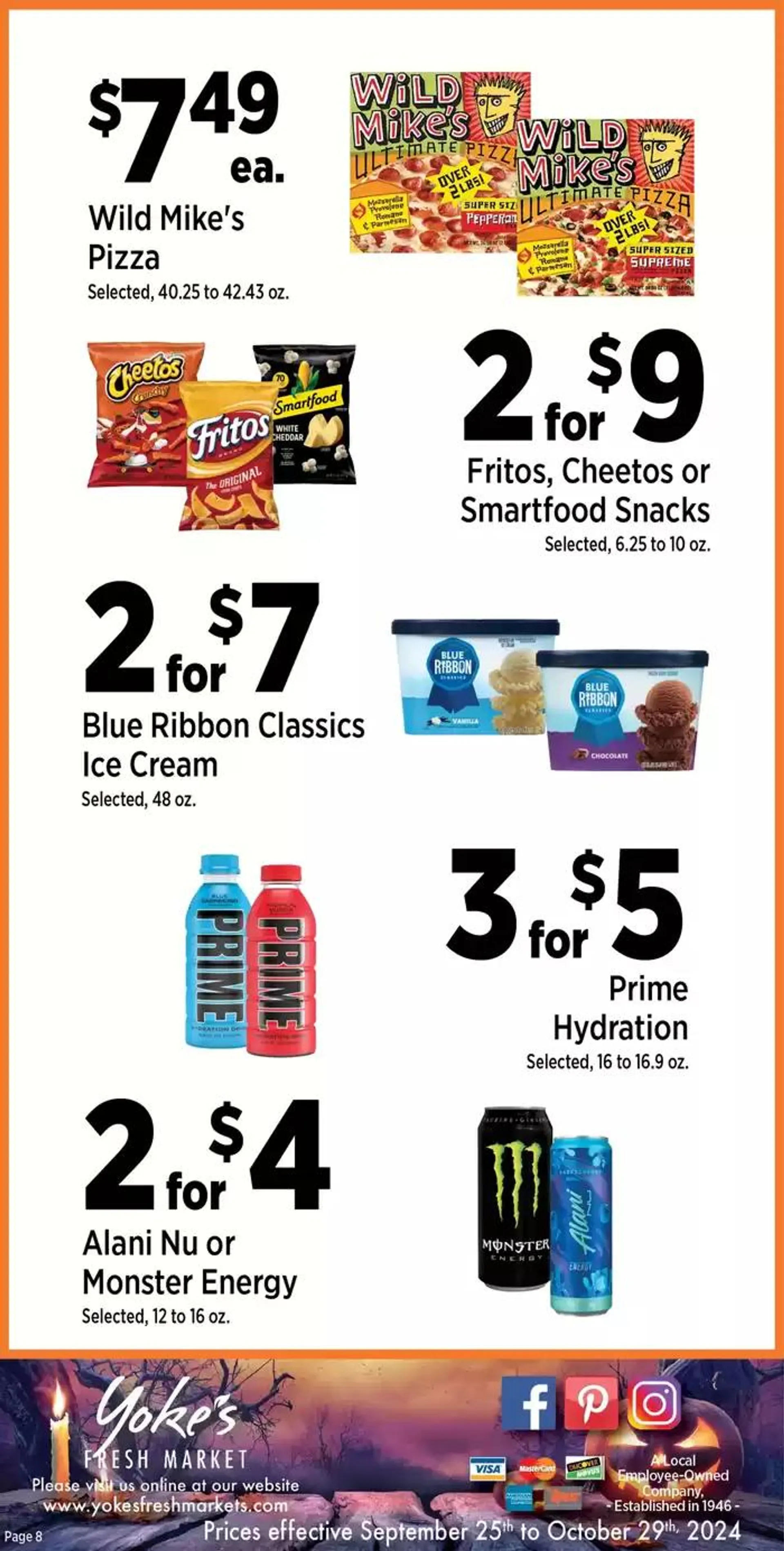 Weekly ad Yoke's Fresh Market Monthly Savings Guide from September 25 to October 29 2024 - Page 8