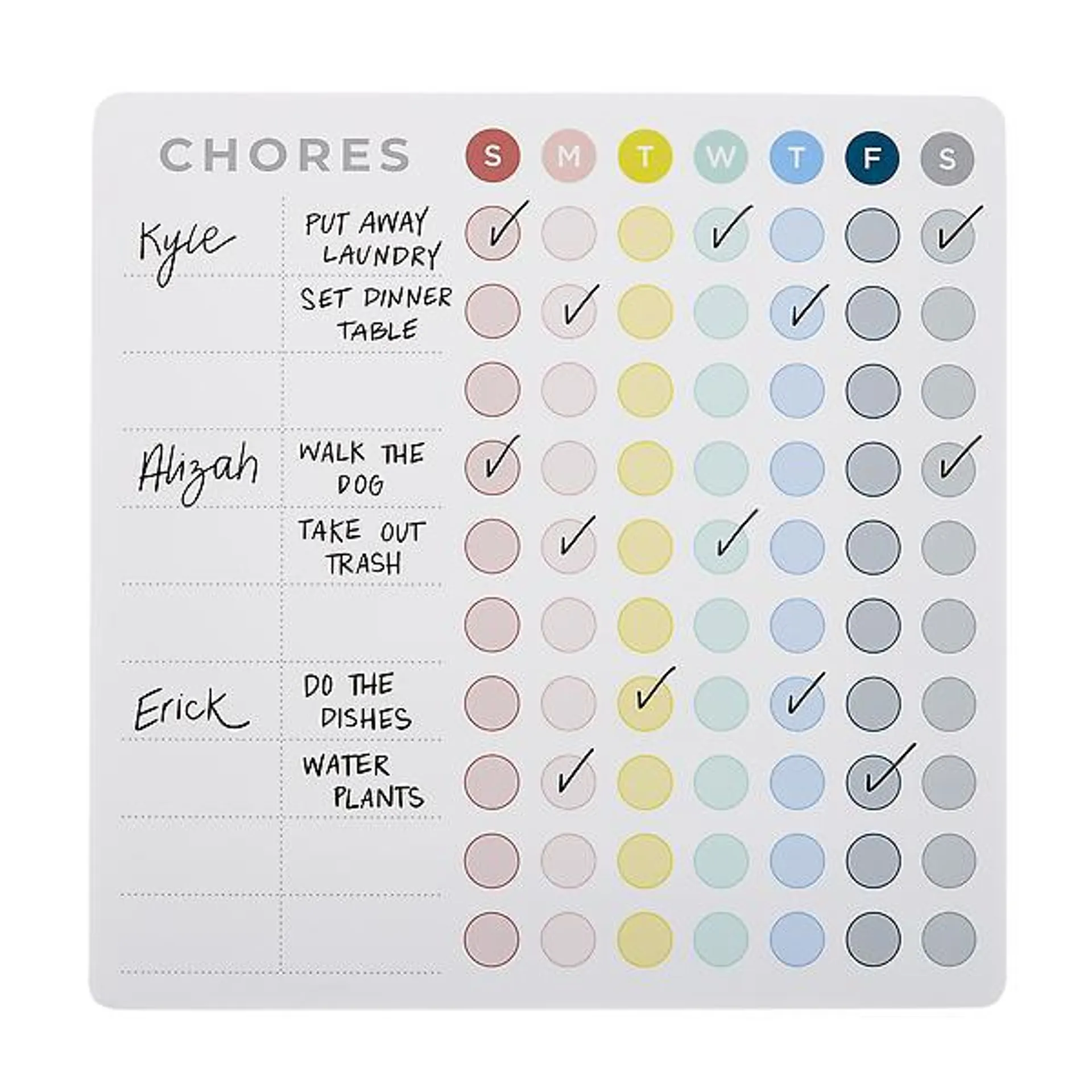 U-Brands Weekly Chores Notepad