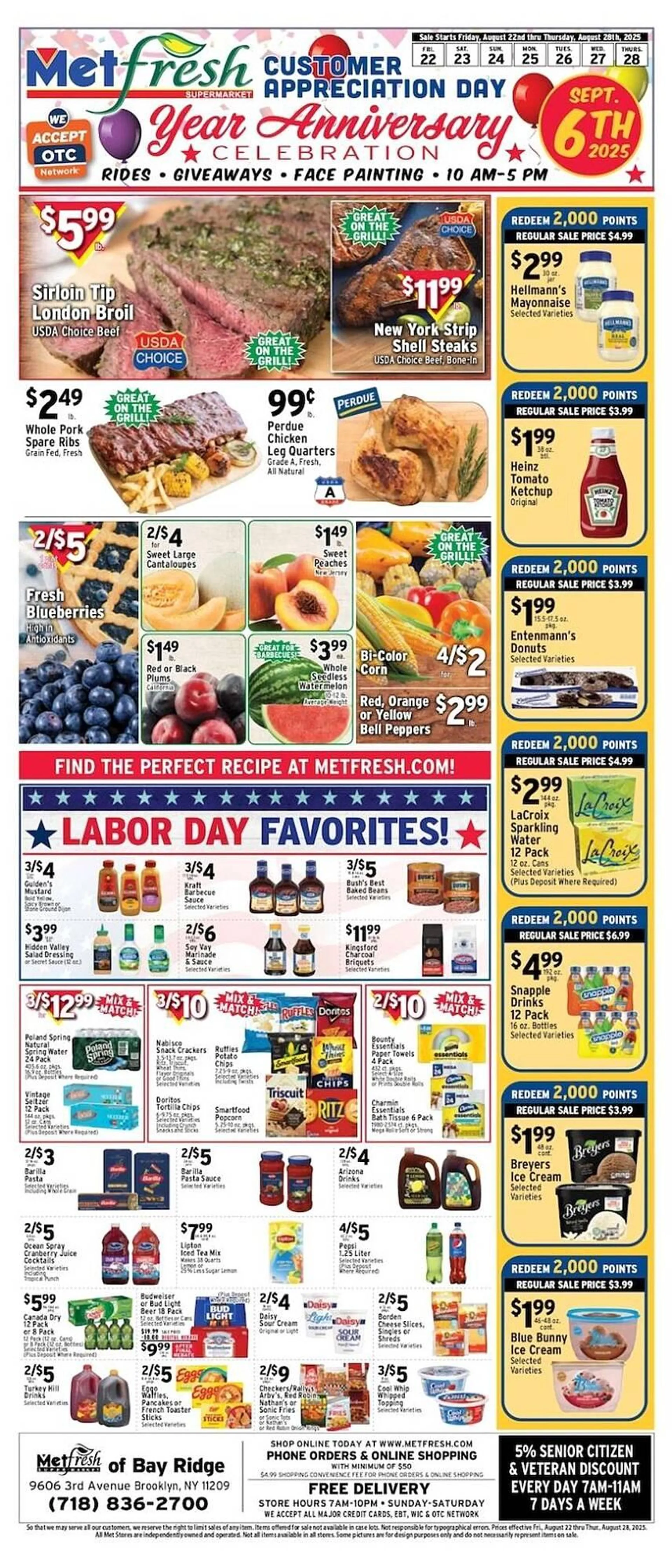 Weekly ad Met Foodmarkets Weekly Ad from August 22 to August 28 2025 - Page 1