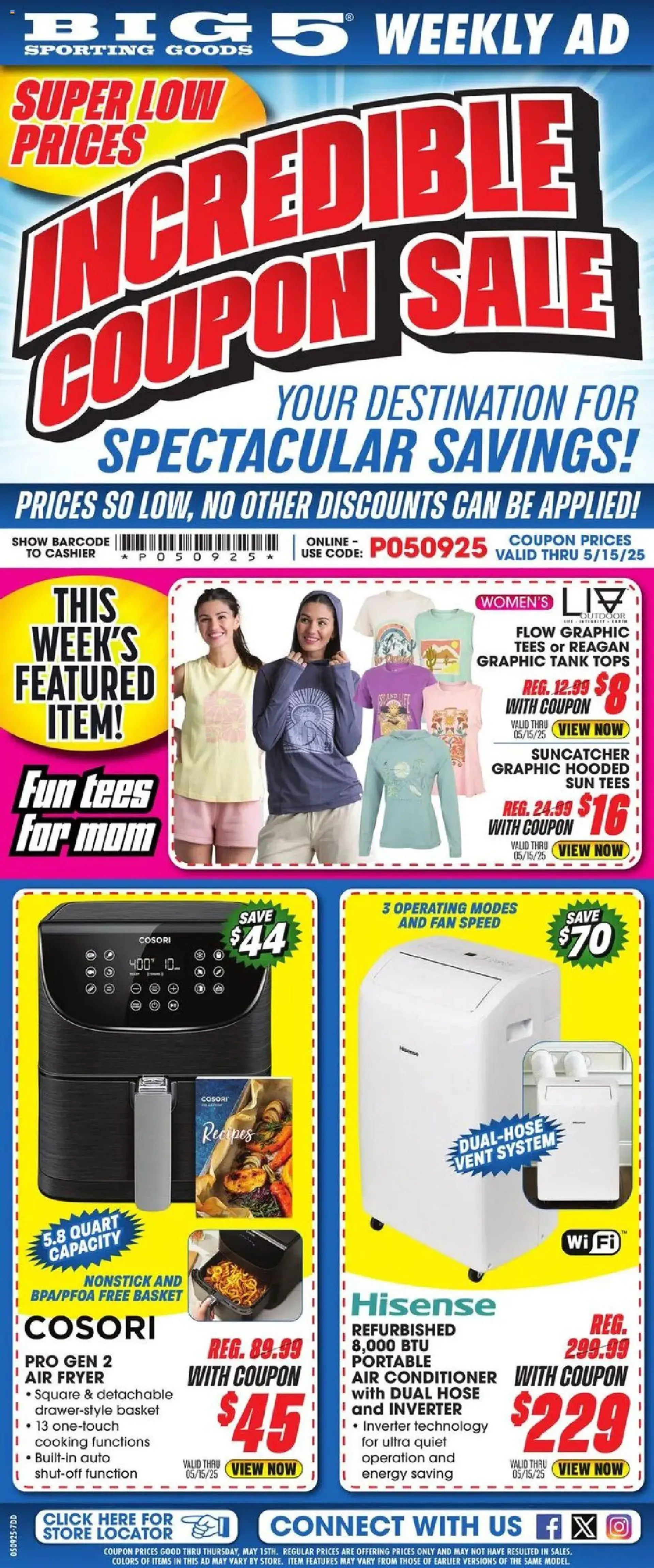 Big 5 Sporting Goods Weekly Ad - 1